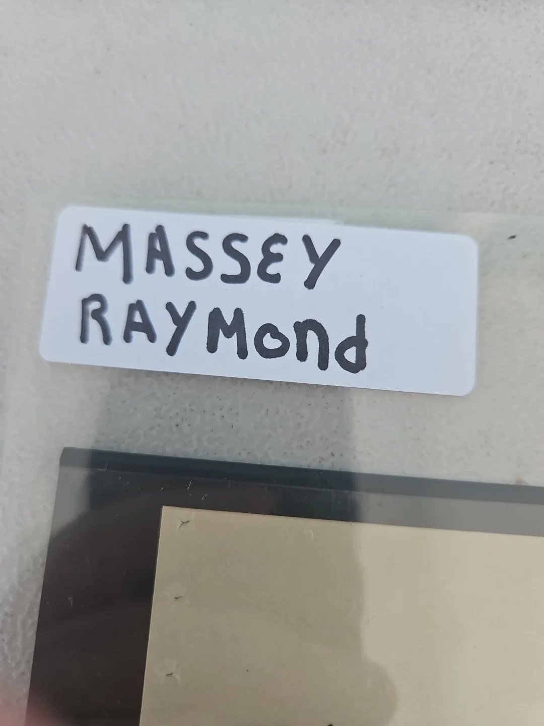 raymond massey — Raymond Massey Signed 4x2.5 Piece Of Paper, изображение 3
