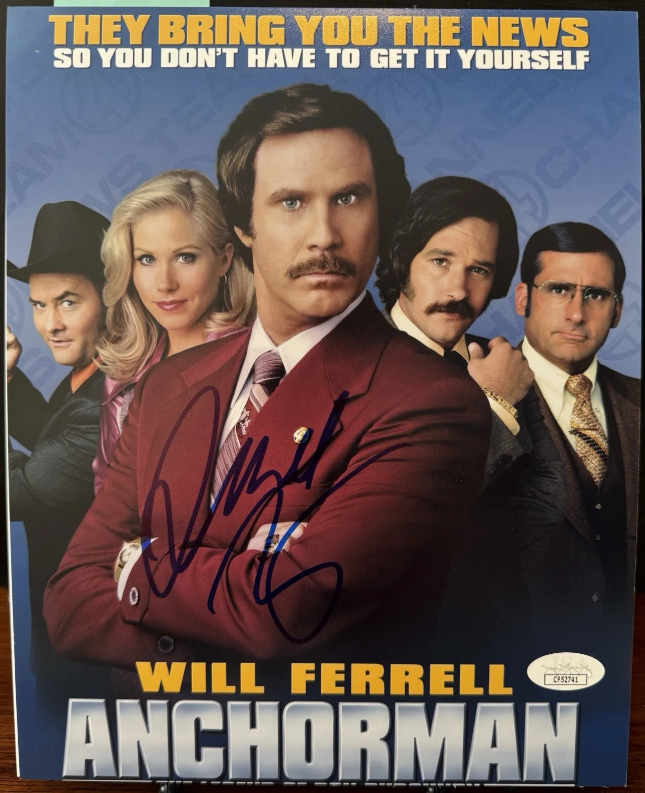 Judd Apatow — Anchorman 8x10 Signed Photo Judd Apatow Autograph JSA COA Will Ferrell Movie