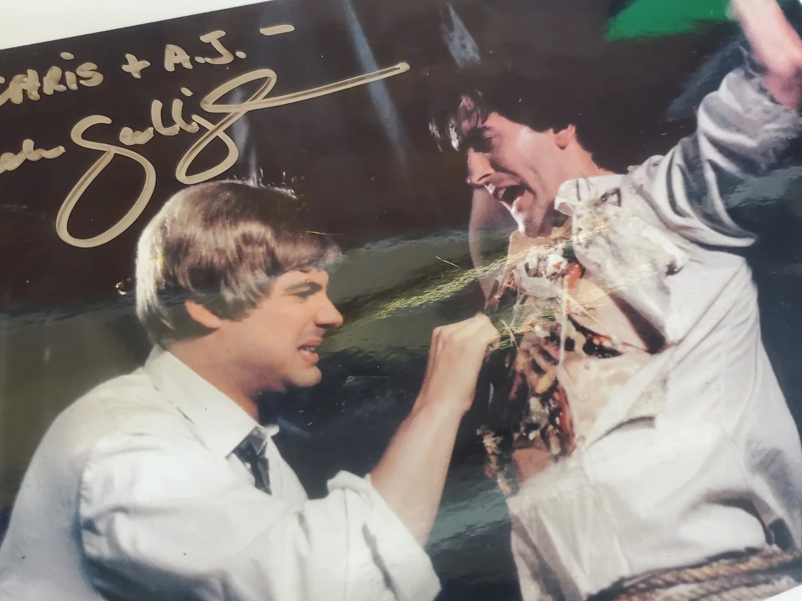 Signed Movie Promo Picture 8x10 Waxwork 2 Zach Galligan Authentic, изображение 3