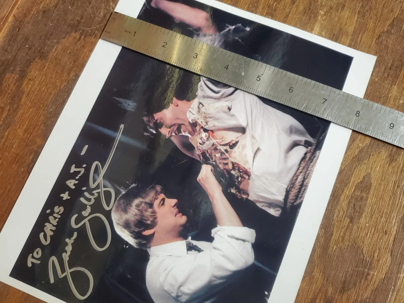 Signed Movie Promo Picture 8x10 Waxwork 2 Zach Galligan Authentic, изображение 4