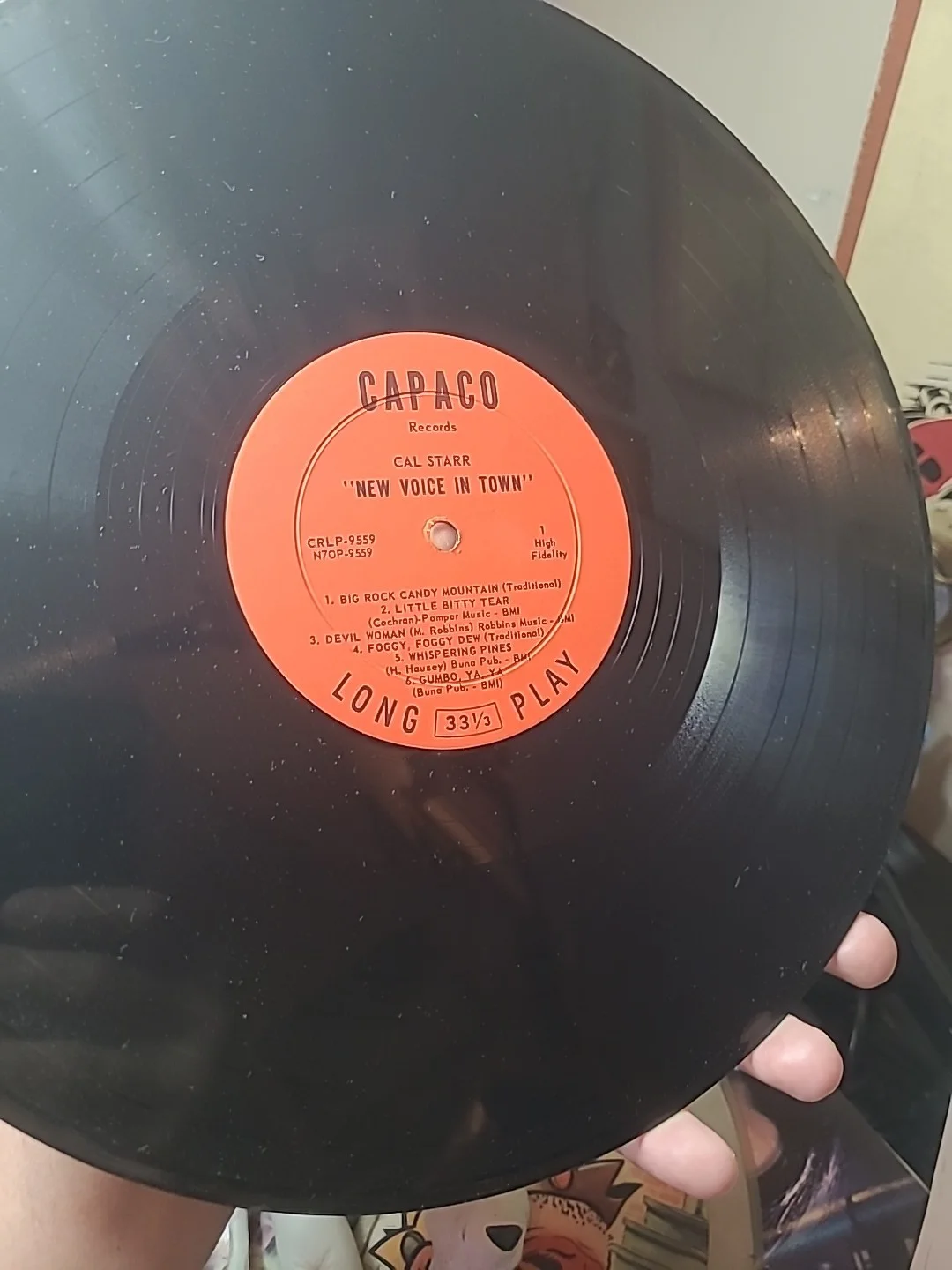 Cal Starr — CAL STARR Signed New Voice In Town Record Album 1963 Autograph, изображение 5
