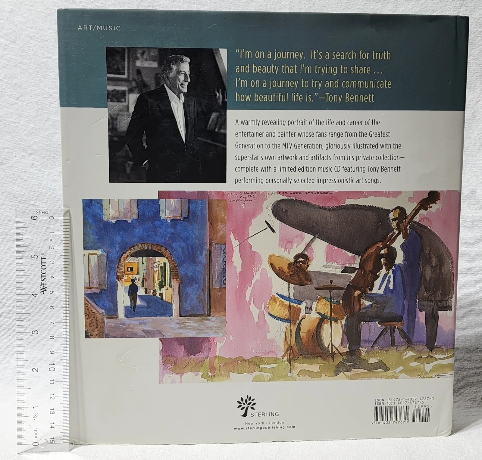 TONY BENNETT SIGNED IN THE STUDIO A LIFE OF ART & MUSIC BOOK ROCK AUTOGRAPH COA, изображение 3