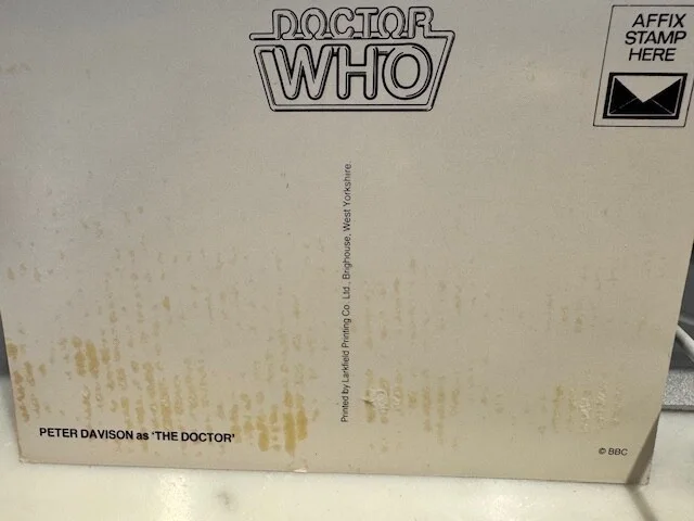 Peter Davison Signed Image from "The Doctor " 1980, image 2