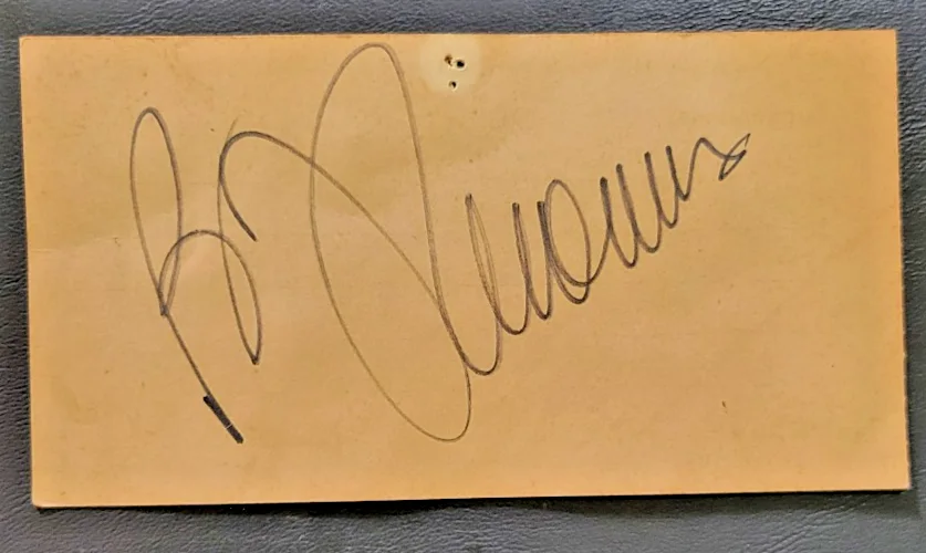 BJ THOMAS Show SIGNED AUTOGRAPHED CONCERT TICKET, image 2