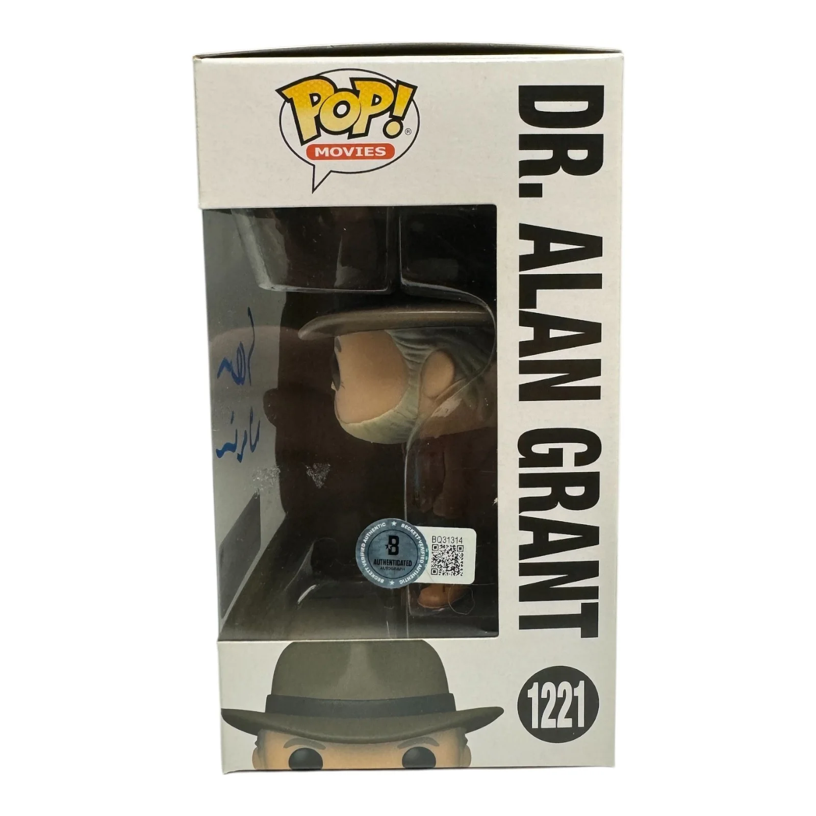 SAM NEILL — SAM NEILL SIGNED AUTOGRAPH FUNKO POP 1221 JURASSIC WORLD BECKETT DR ALAN GRANT, image 2
