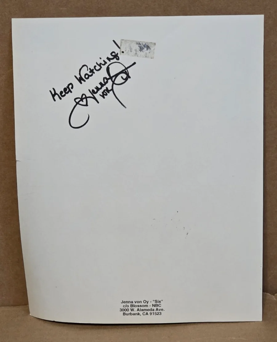 Jenna von Oy Signed 8x10 Photo Blossom NBC, image 3
