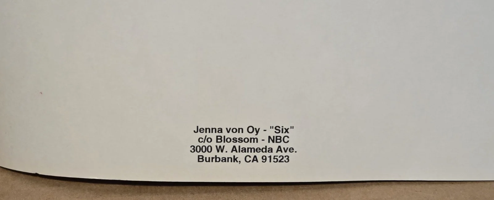 Jenna von Oy Signed 8x10 Photo Blossom NBC, image 5