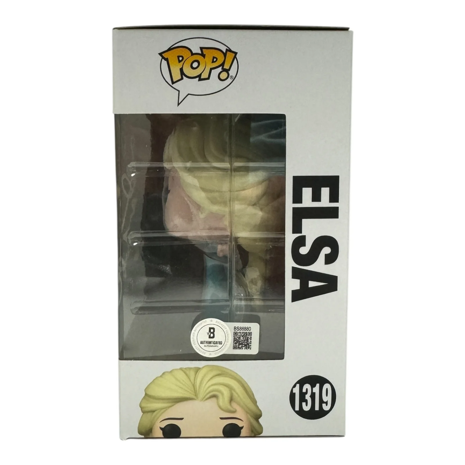 IDINA MENZEL — IDINA MENZEL SIGNED AUTOGRAPH FUNKO POP1319 FROZEN BECKETT BAS COA ELSA, изображение 2