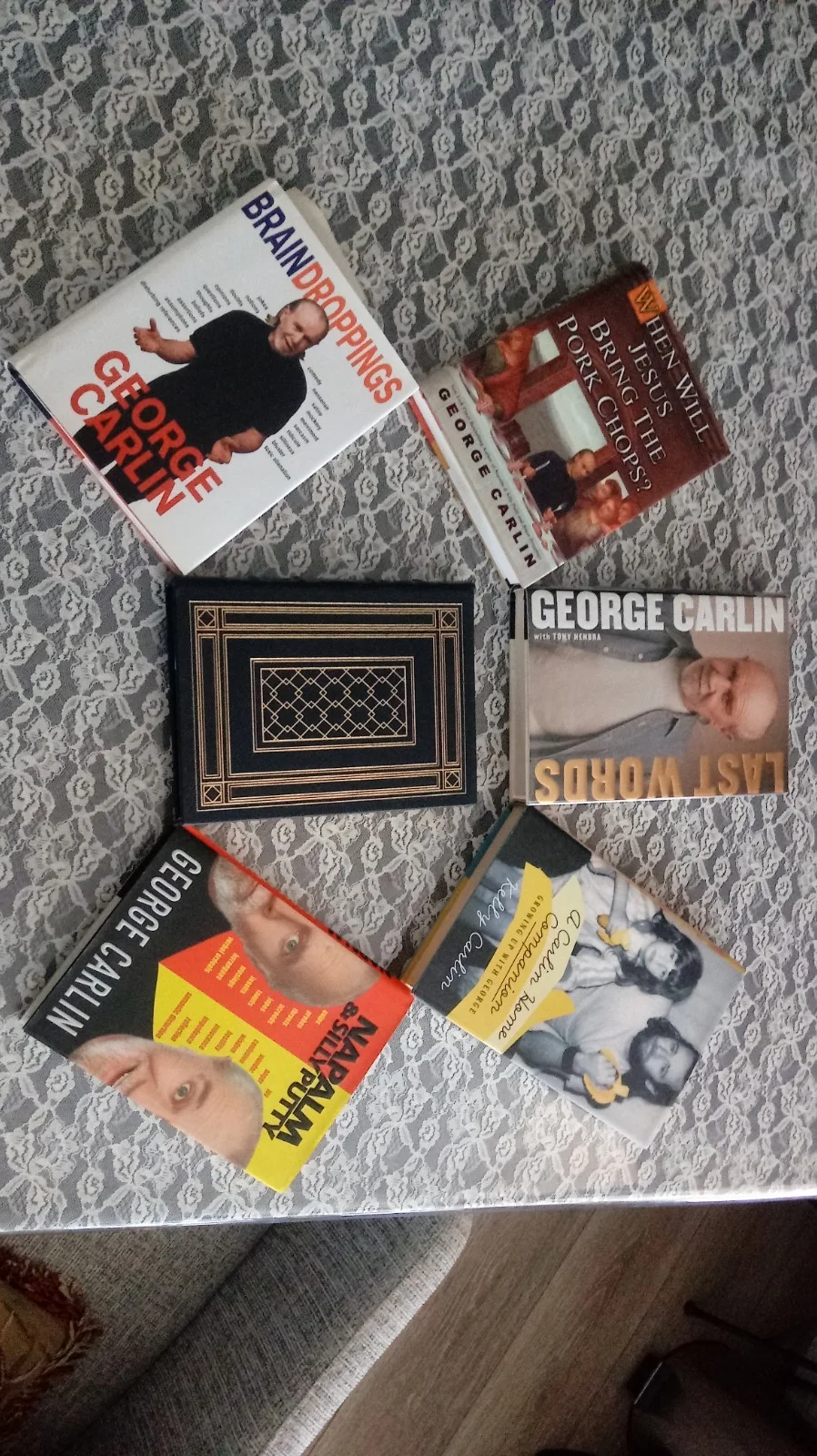 George Carlin — SIGNED George Carlin SET of 6 AUTOGRAPHED Books HTF Collection RARE Last Words, изображение 2