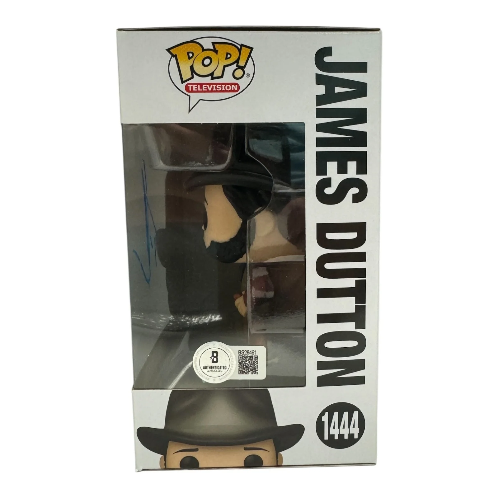 Tim McGraw — Tim McGraw Signed Autograph 1883 Funko Pop 1444 Beckett BAS James Dutton, изображение 2