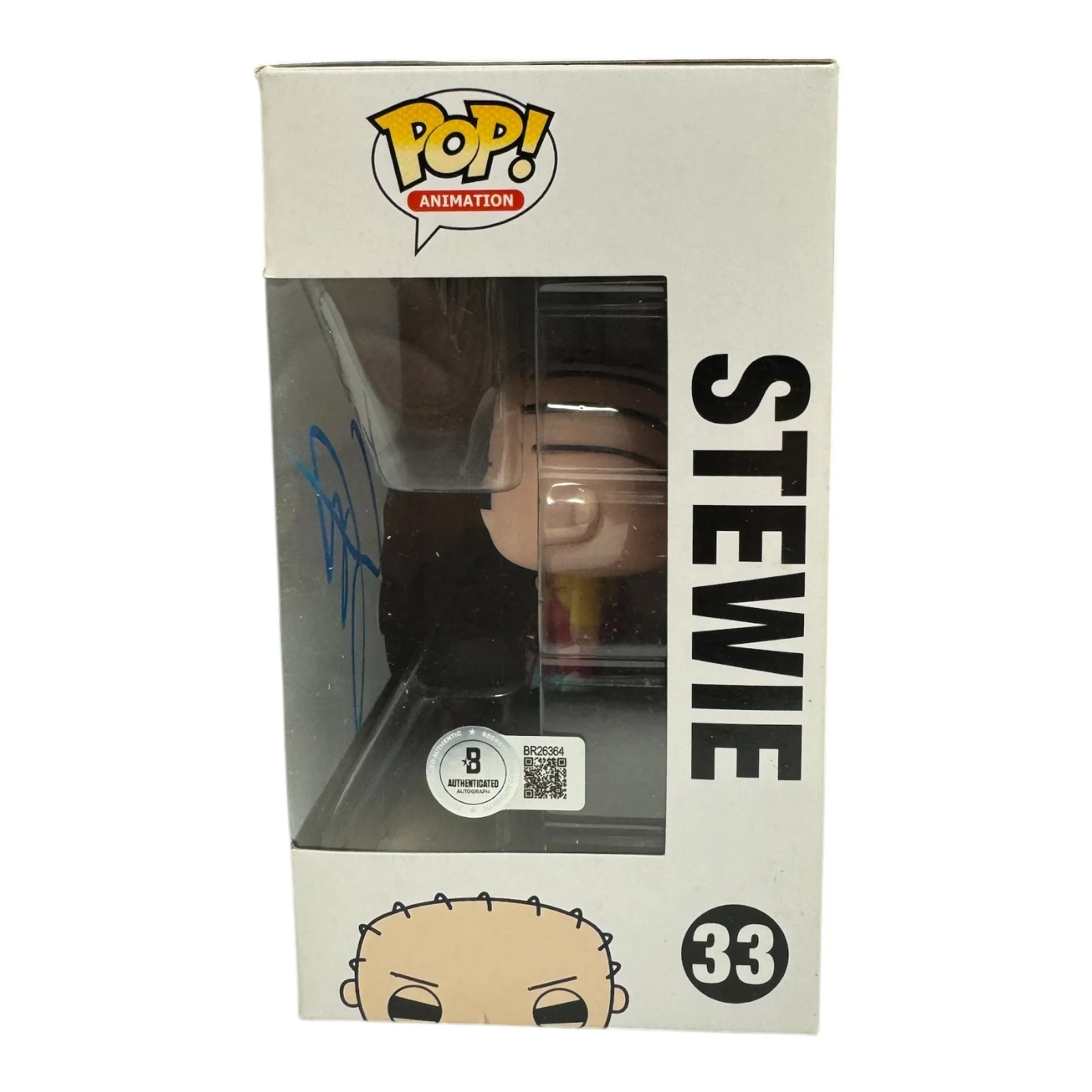 Seth MacFarlane — Seth MacFarlane Signed Autograph Family Guy Funko Pop 33 Beckett BAS Stewie, изображение 2