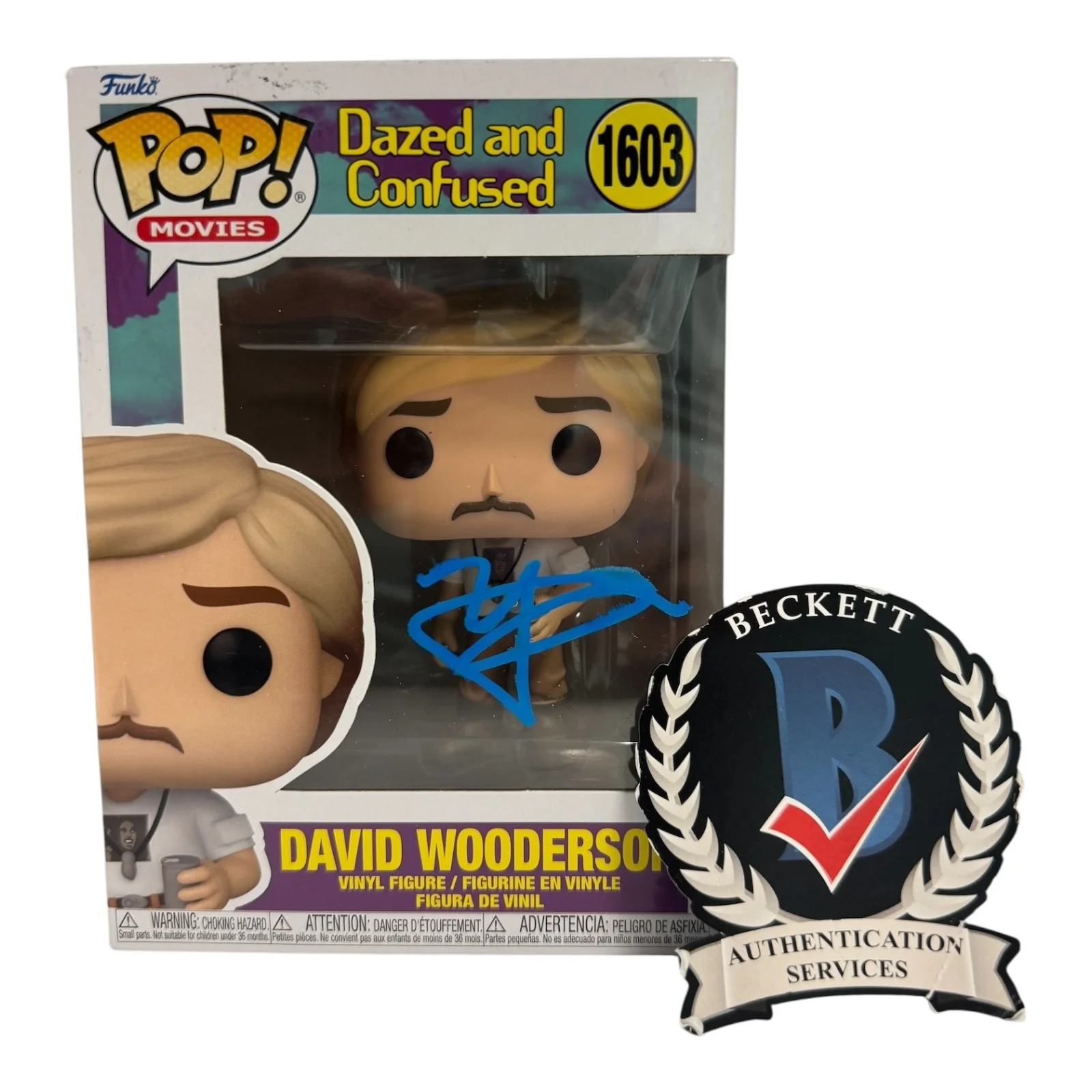 MATTHEW MCCONAUGHEY — MATTHEW MCCONAUGHEY SIGNED AUTOGRAPH FUNKO POP 1603 DAZED AND CONFUSED BECKETT