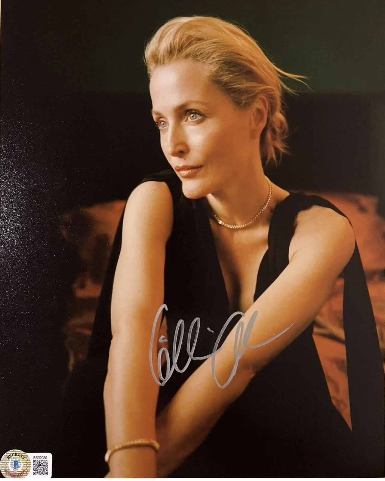 Gillian Anderson signed photo BAS COA Autograph The X-Files Agent Dana Scully, изображение 2