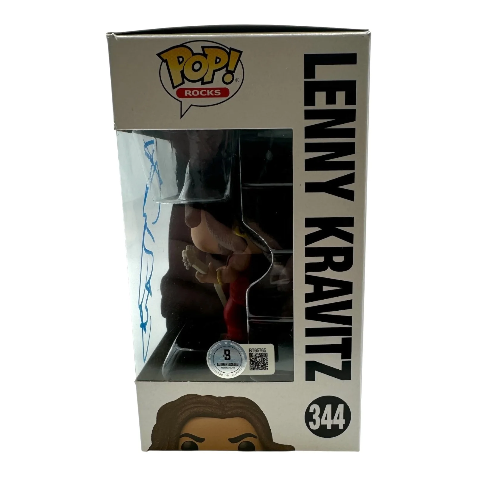 LENNY KRAVITZ SIGNED AUTOGRAPH FUNKO POP 344 BECKETT BAS, image 2