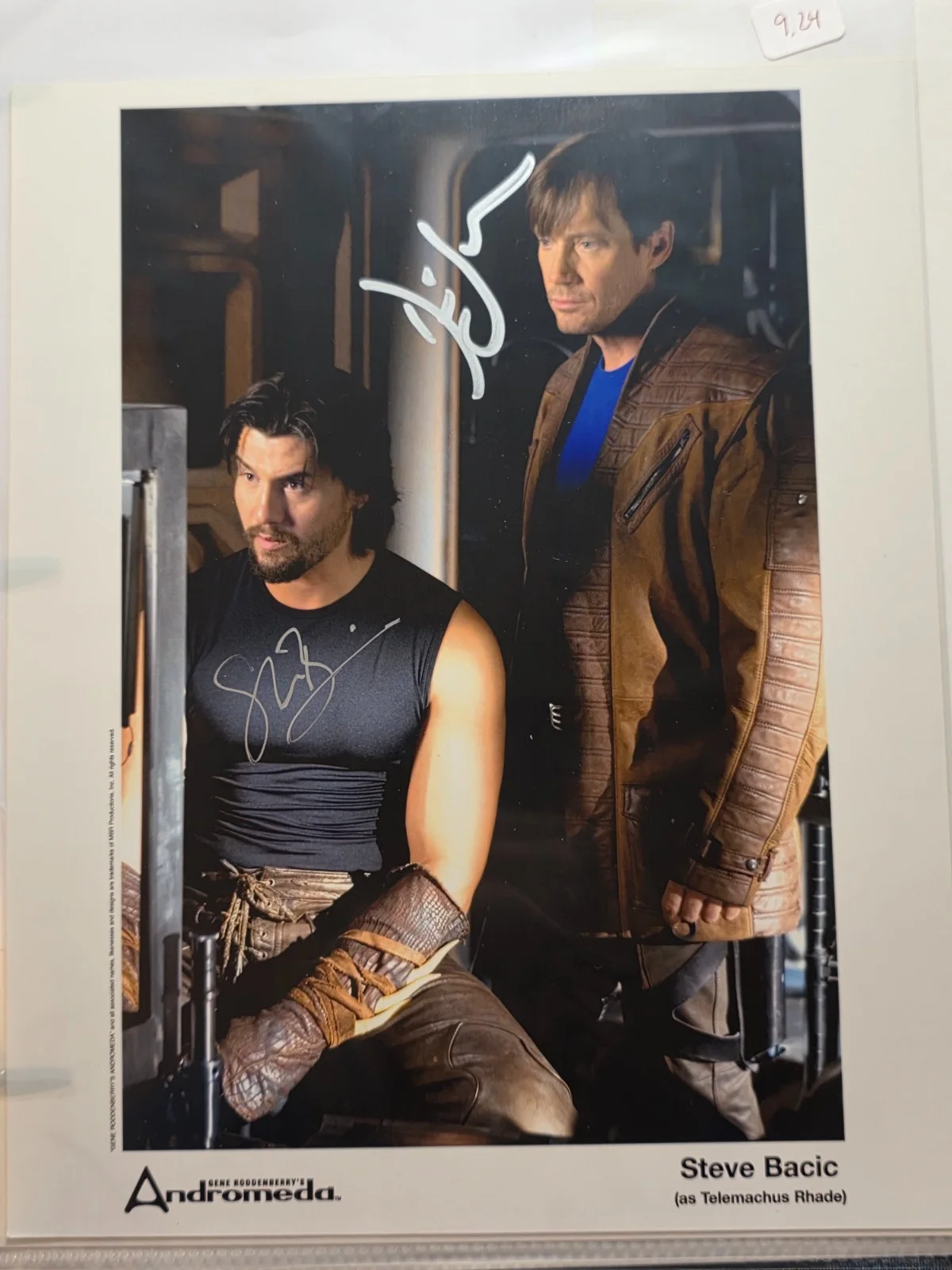 Kevin Sorbo & Steve Bacic — Kevin Sorbo & Steve Bacic From The Series Andromeda Autographed Photo