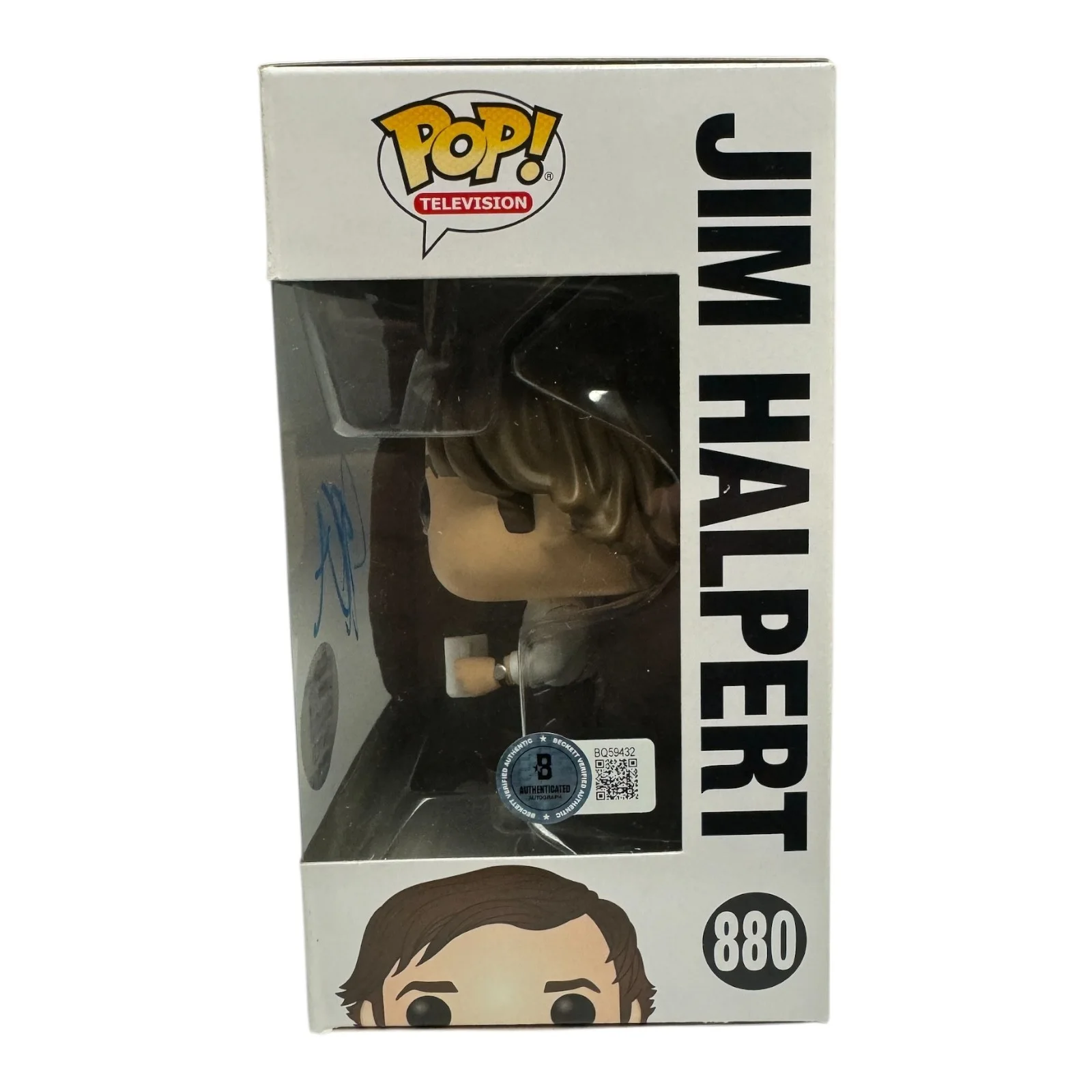 JOHN KRASINSKI — John Krasinski Signed Autograph Funko Pop 880 The Office Beckett BAS Jim Halpert, изображение 2