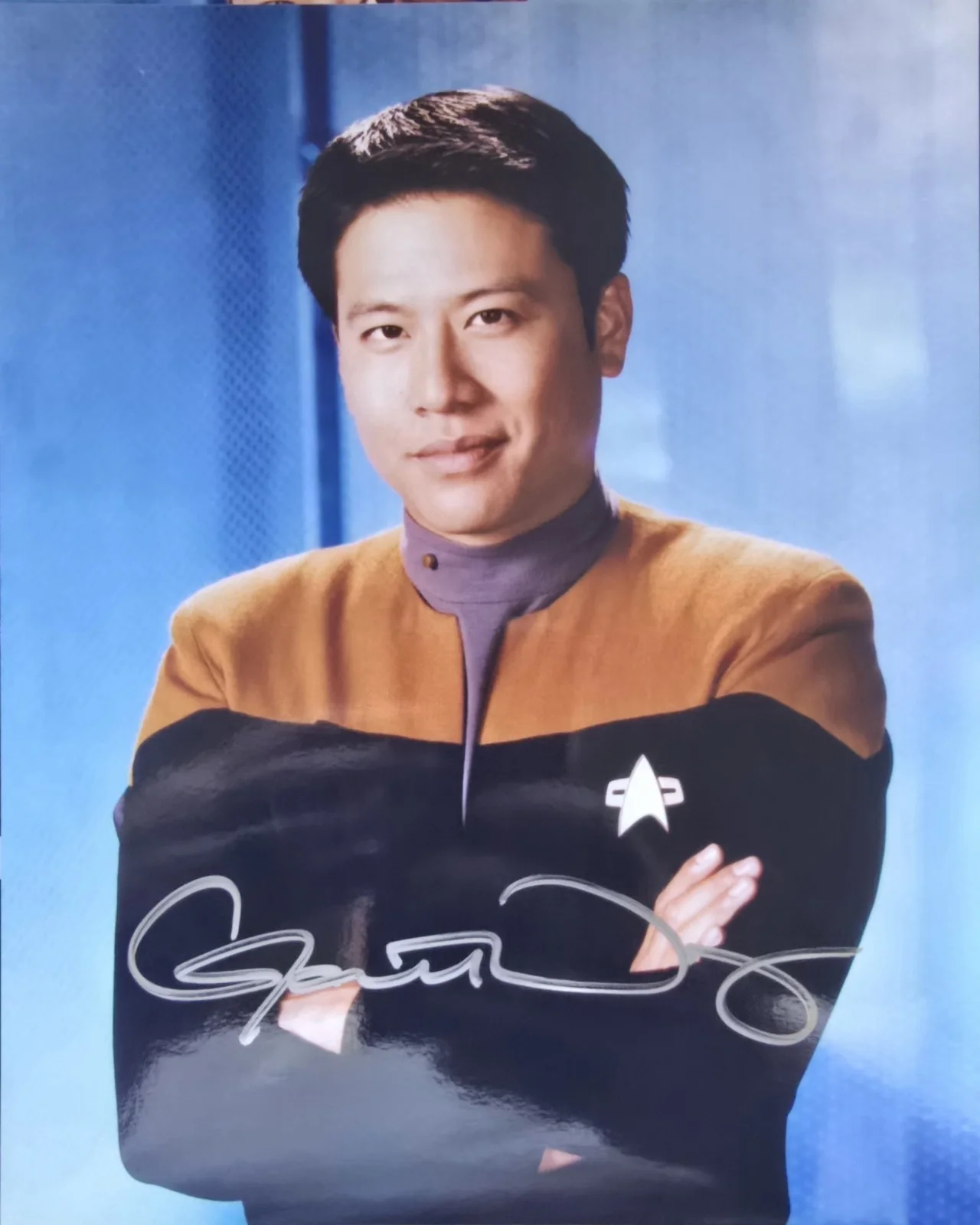 Garrett Wang — GARRETT WANG SIGNED 8x10 PHOTO ENSIGN HARRY KIM STAR TREK VOYAGER Creation Con
