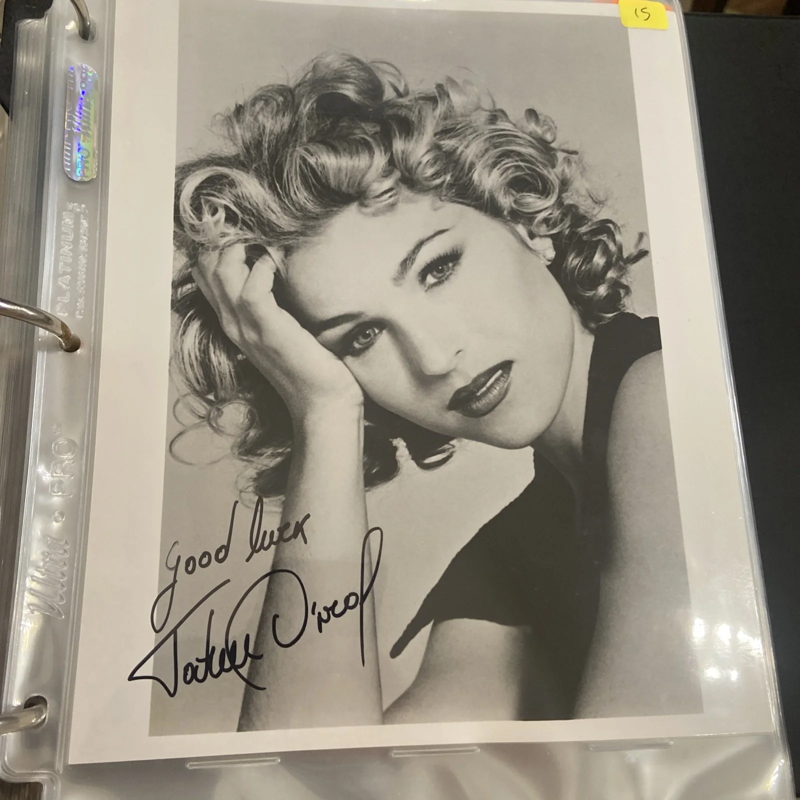 Tatum O'Neal — Tatum O’Neal Original Signed Autographed 8x10 photo - Bad News Bears star