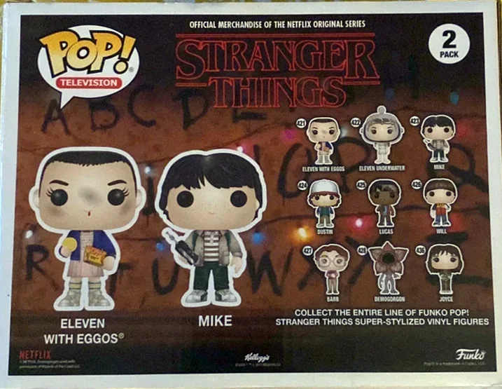 Millie Bobby Brown — Millie Bobby Brown in person signed Stranger Things Eleven Funko Pop 2pack PROOF, изображение 5