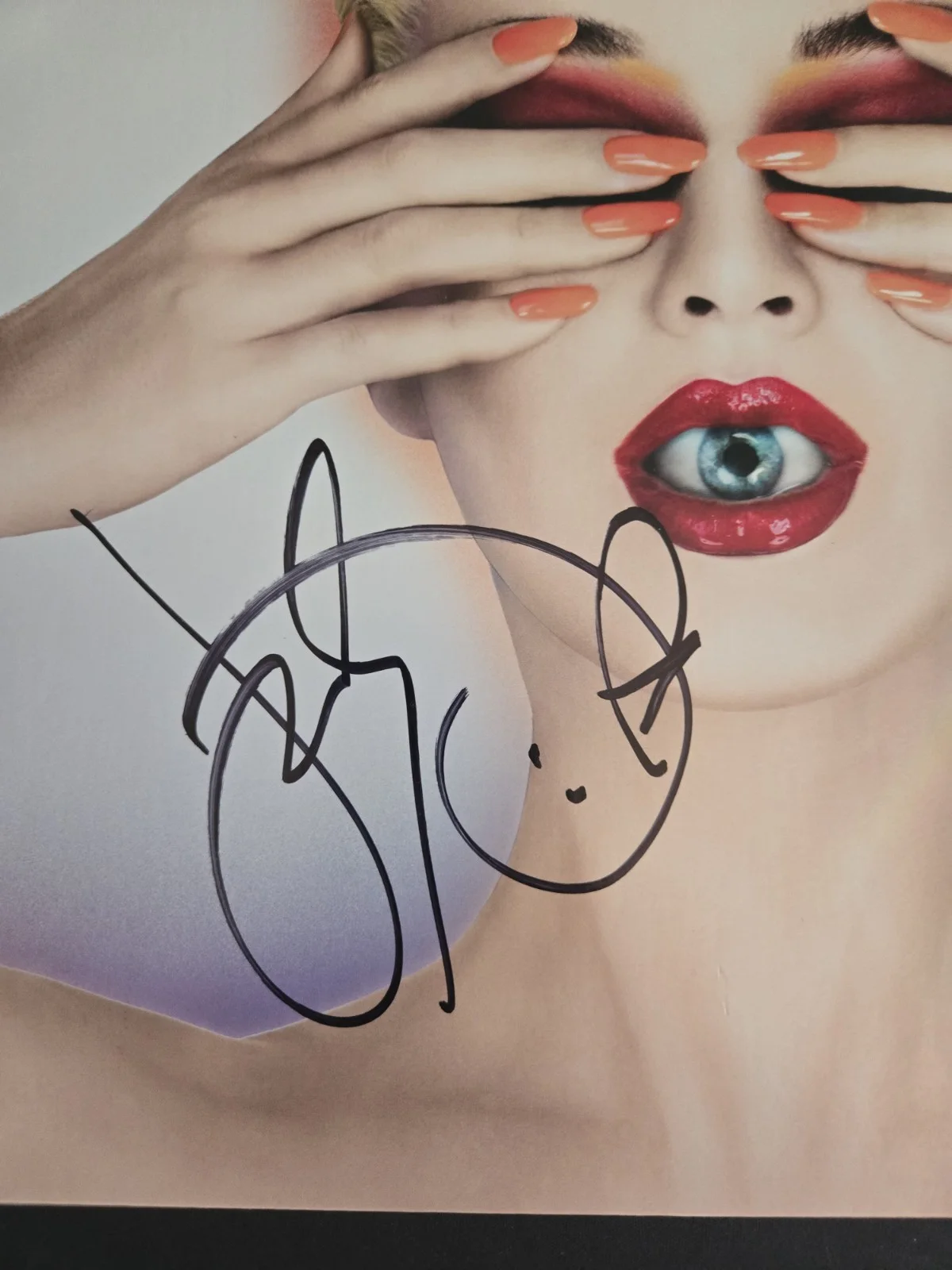 Katy Perry Signed Witness Vinyl Cover Album JSA COA Autograph *No Vinyl Record*, изображение 2