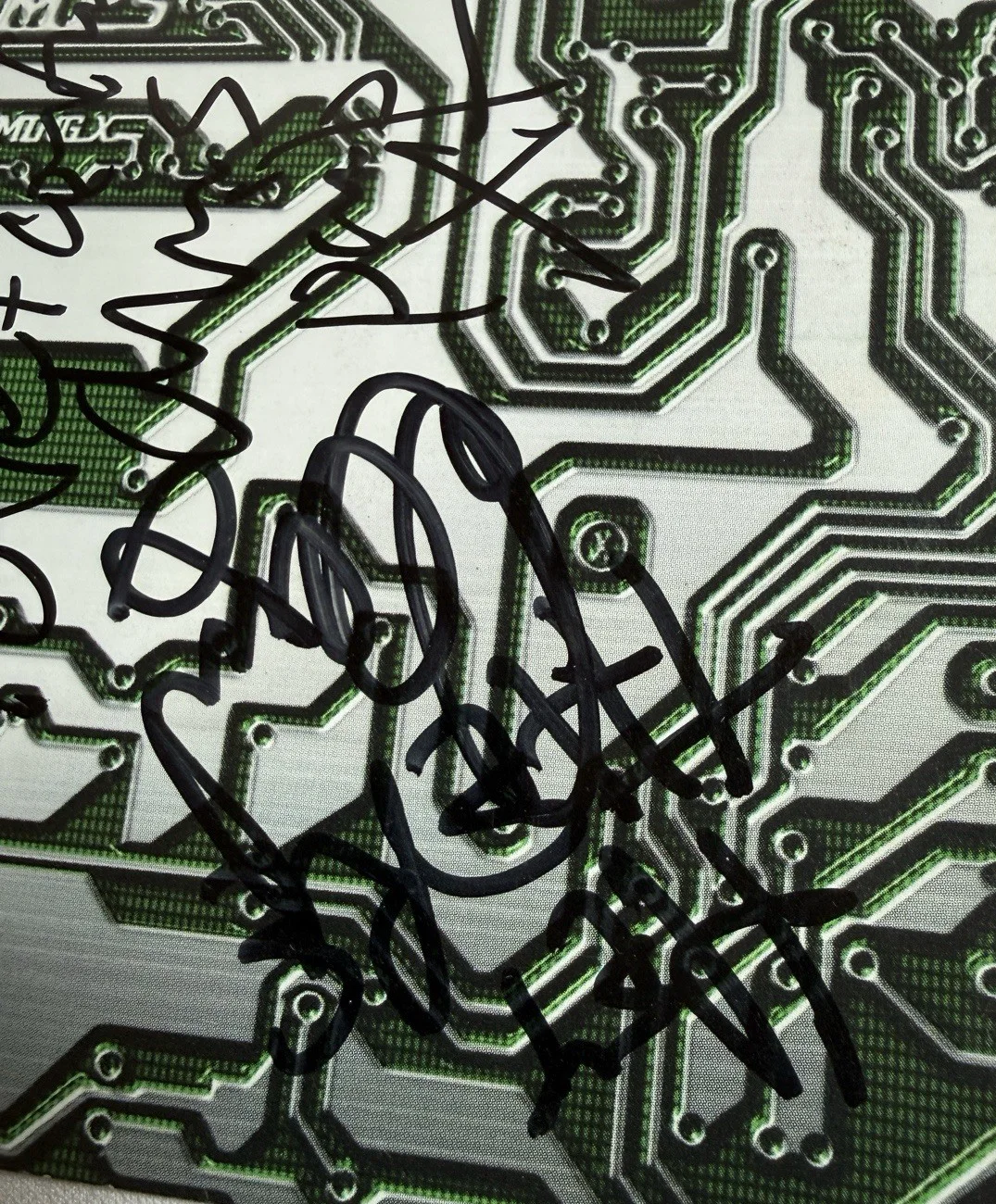 Sneaker Pimps Becoming X SIGNED Autographed CD Insert, Signed by Full Band, image 2