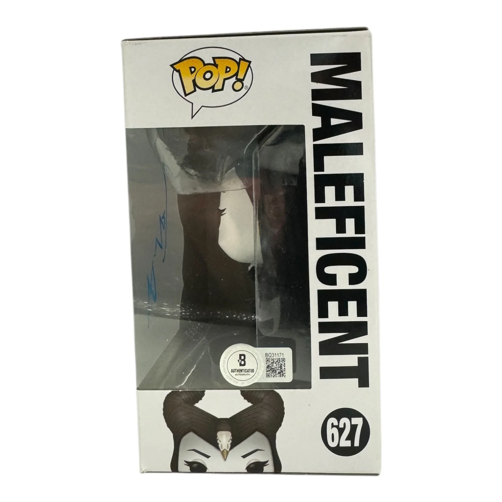 ANGELINA JOLIE — ANGELINA JOLIE SIGNED AUTOGRAPH MALEFICENT FUNKO POP 627 BECKETT BAS, image 2
