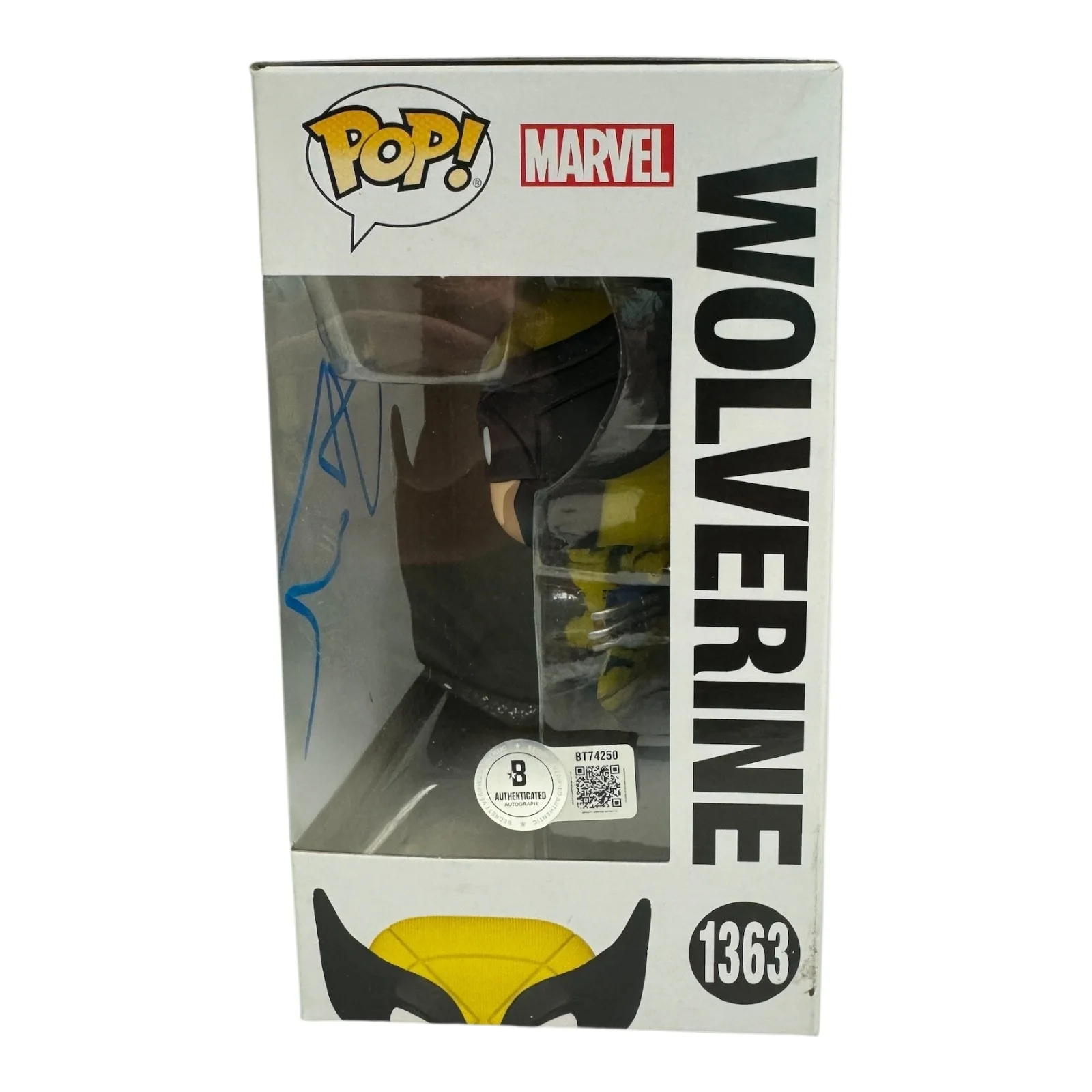 HUGH JACKMAN — HUGH JACKMAN SIGNED AUTOGRAPH FUNKO POP 1363 BECKETT MARVEL DEADPOOL WOLVERINE, image 2