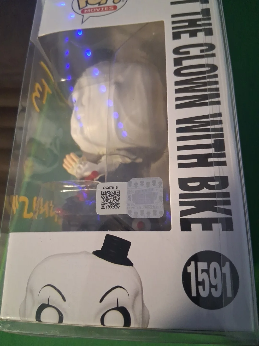 Jon Abrahams — Jon Abrahams Signed/Autographed Terrifier Art The Clown Funko Pop! OCCM COA., изображение 2