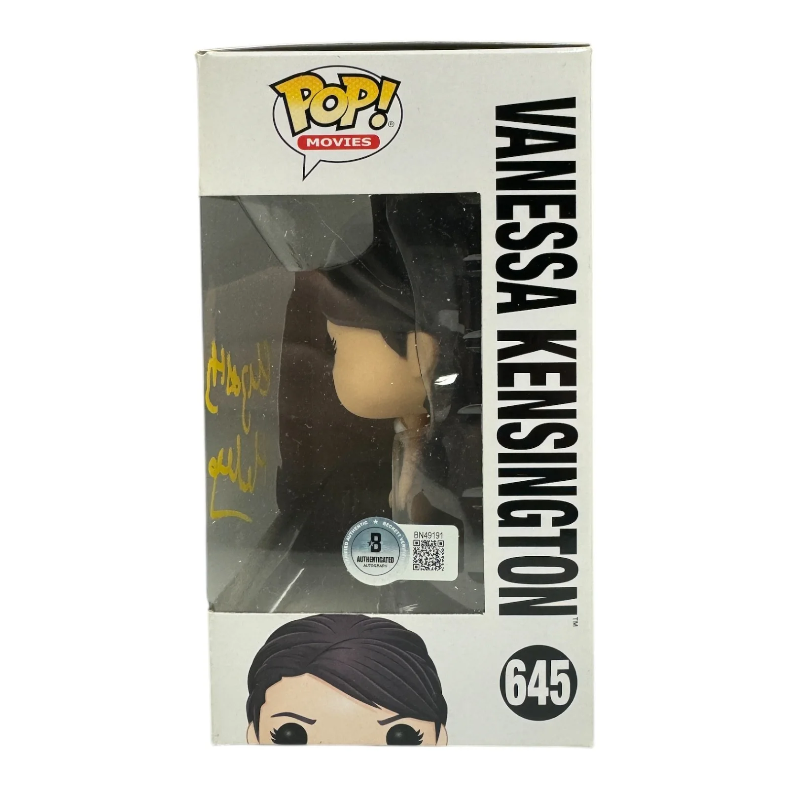 ELIZABETH HURLEY — ELIZABETH HURLEY SIGNED AUTOGRAPH AUSTIN POWERS FUNKO POP 645 BECKETT BAS, image 2