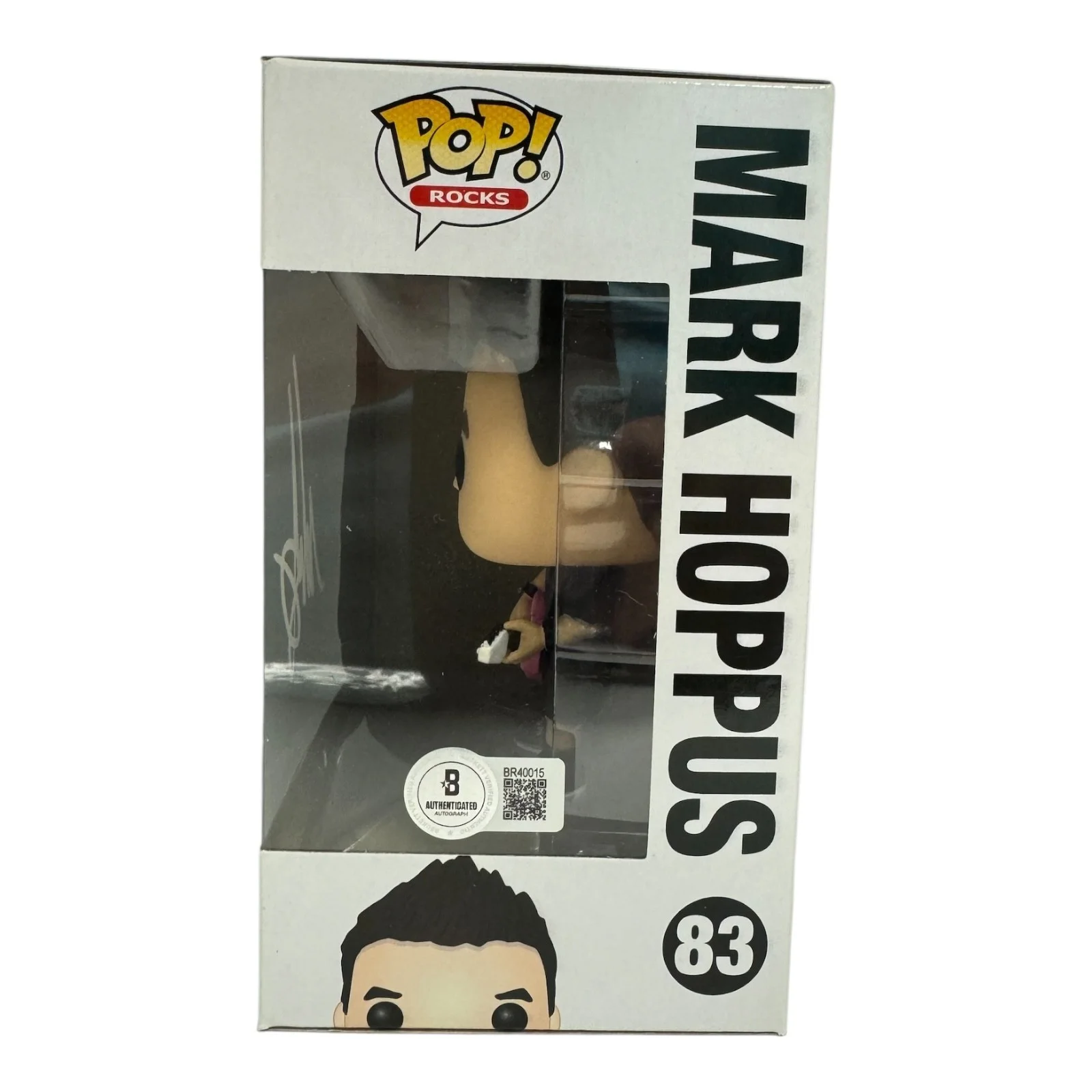 MARK HOPPUS SIGNED AUTOGRAPH FUNKO POP 83 BLINK 182 BECKETT BAS, image 2