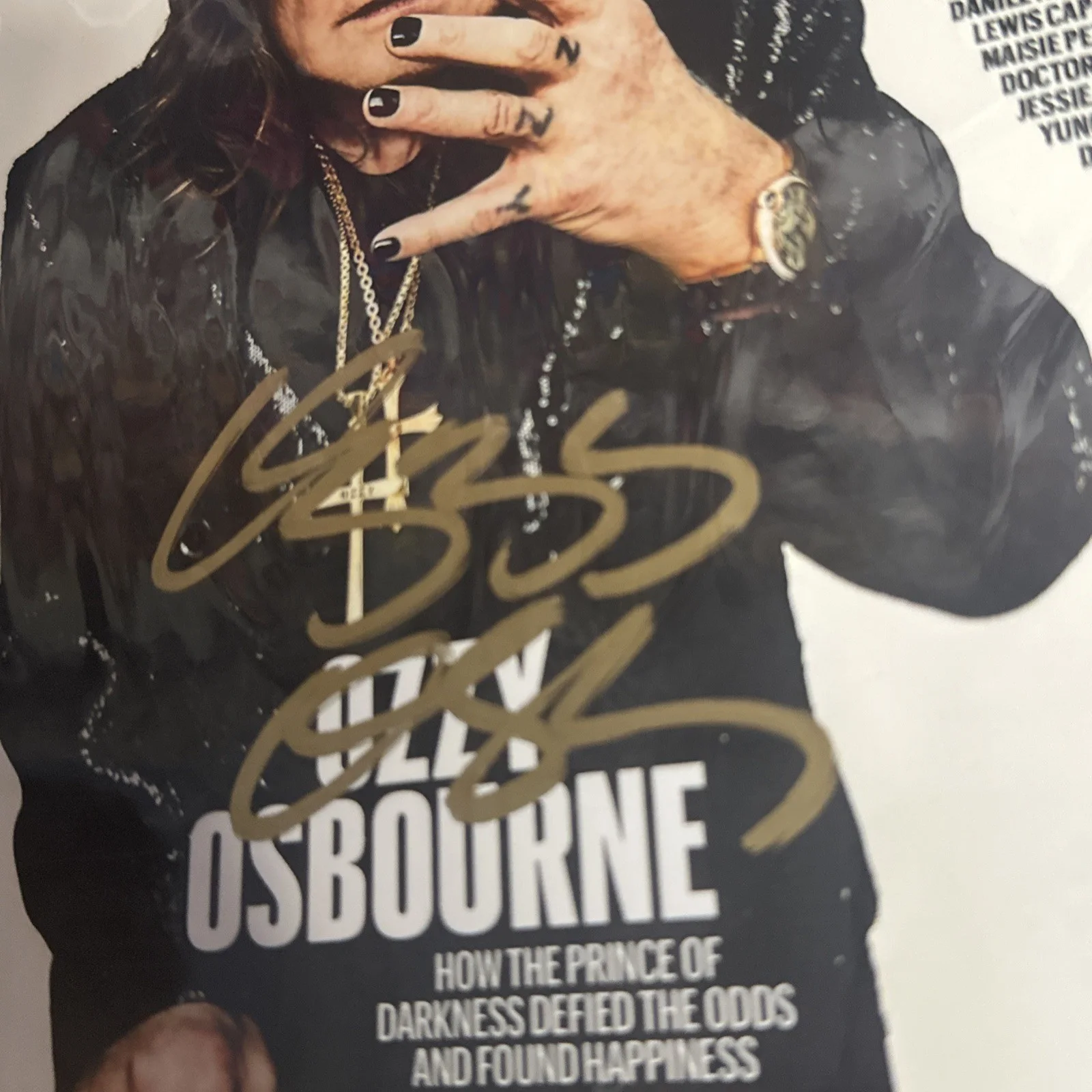 OZZY OSBOURNE SIGNED 8X10 PHOTO - Mint - With COA - “Rolling Stone”, image 2