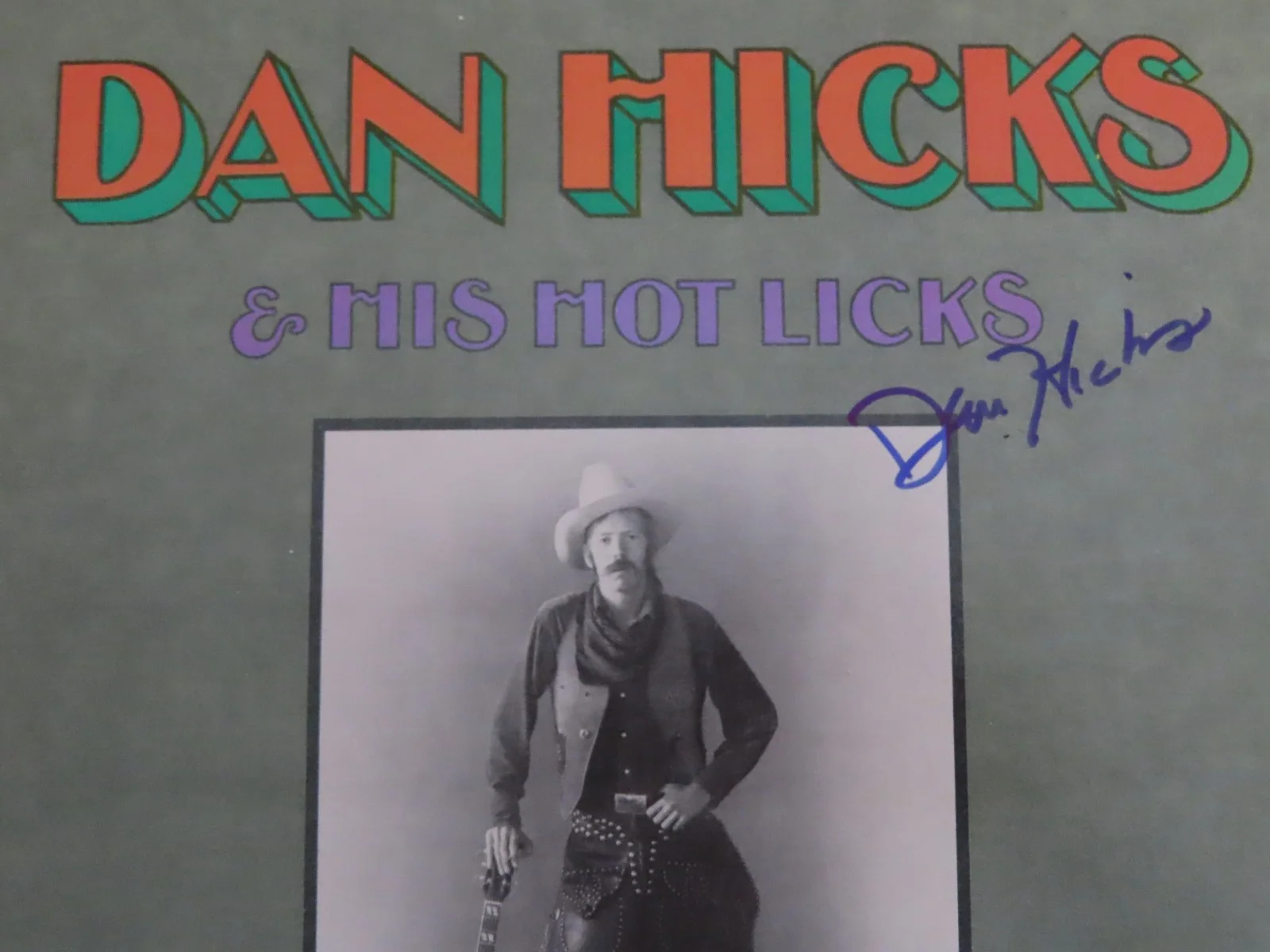 DAN HICKS and His HOT LICKS signed ORIGINAL RECORDINGS 1969 Record / Album, изображение 2