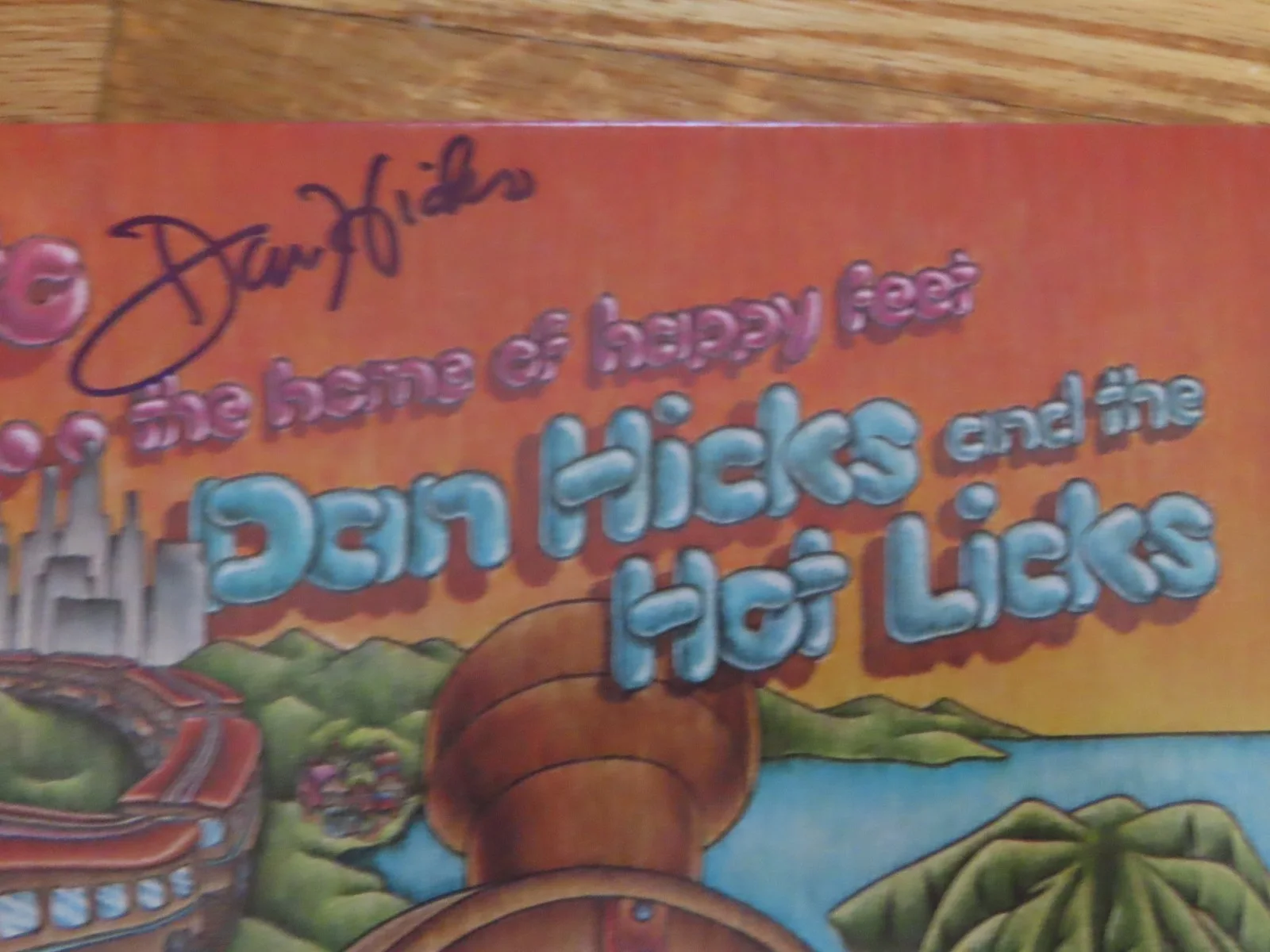 DAN HICKS and the HOT LICKS signed LAST TRAIN TO HICKSVILLE 1973 Record / Album, изображение 2