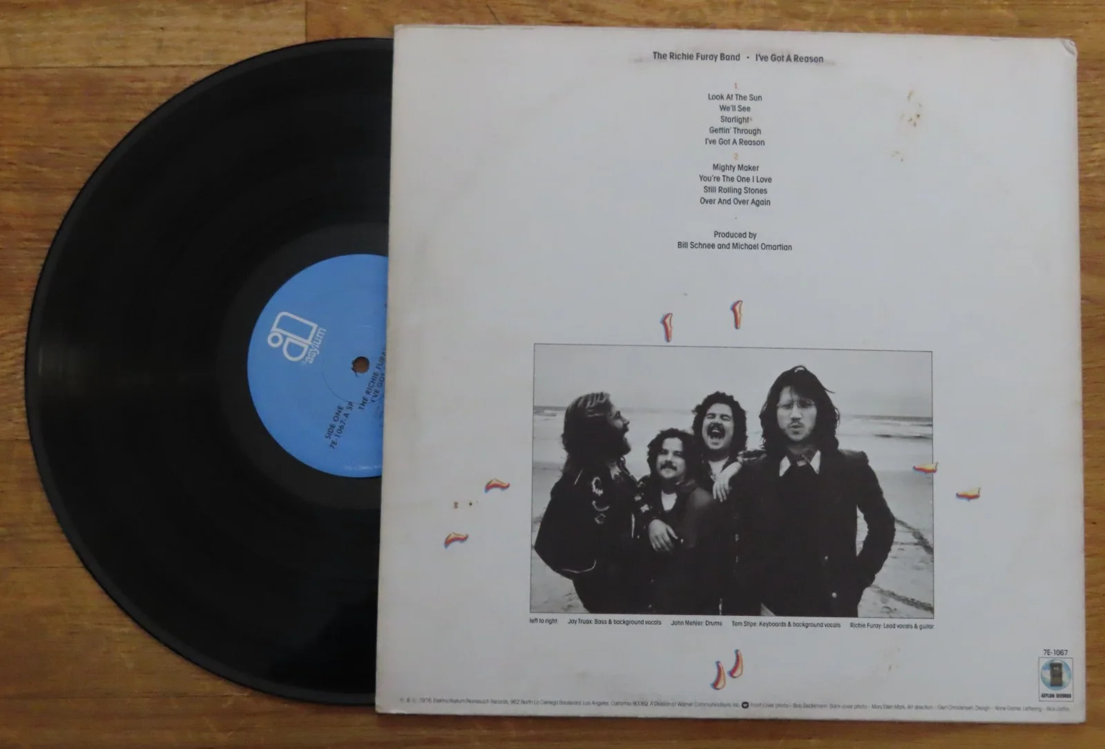 RICHIE FURAY signed "I've Got A Reason" Record / Album BUFFALO SPRINGFIELD POCO, изображение 3