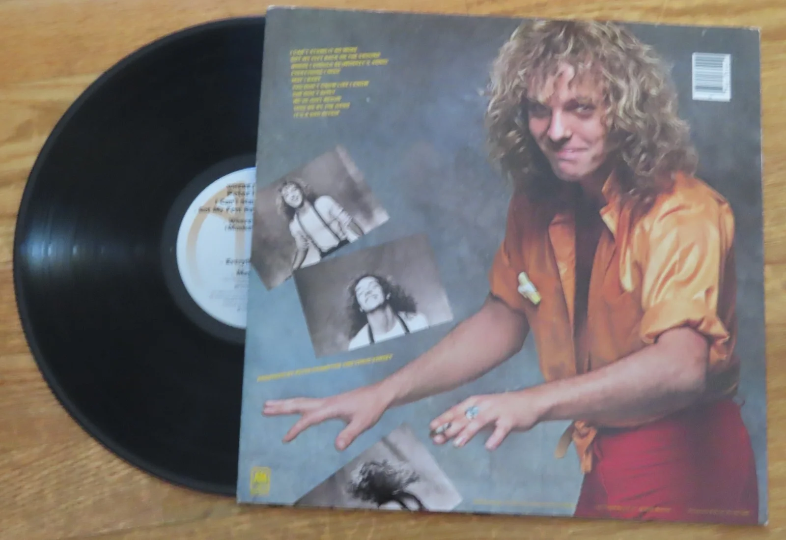 PETER FRAMPTON signed 1979 WHERE I SHOULD BE Record / Album COA, image 3