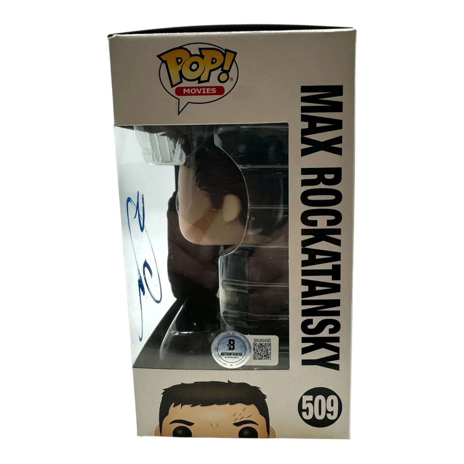 Tom Hardy — Tom Hardy Signed Autograph Mad Max Fury Road Funko Pop 509 Beckett BAS, image 2