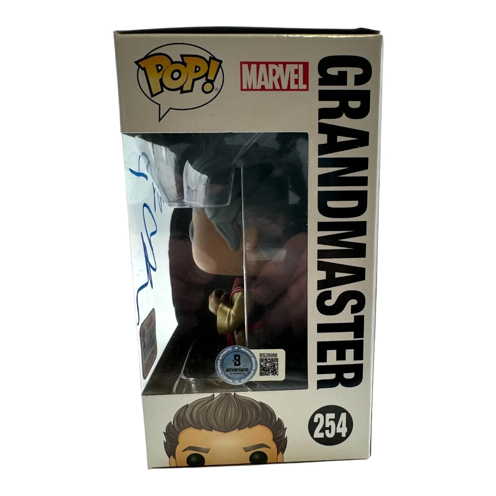 Jeff Goldblum — Jeff Goldblum Signed Autograph Thor Ragnarok Funko Pop 254 Beckett Grandmaster, image 2