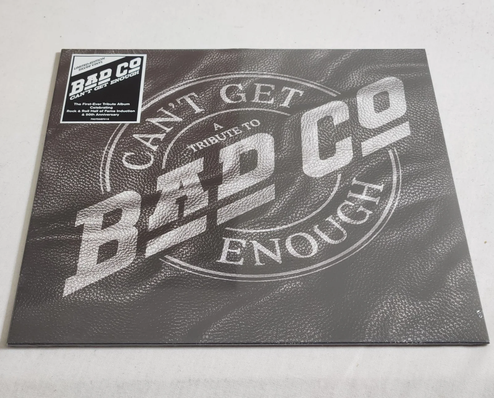 Can't Get Enough A Tribute To Bad Company Silver Vinyl LP & Signed 12x12 Print, изображение 2