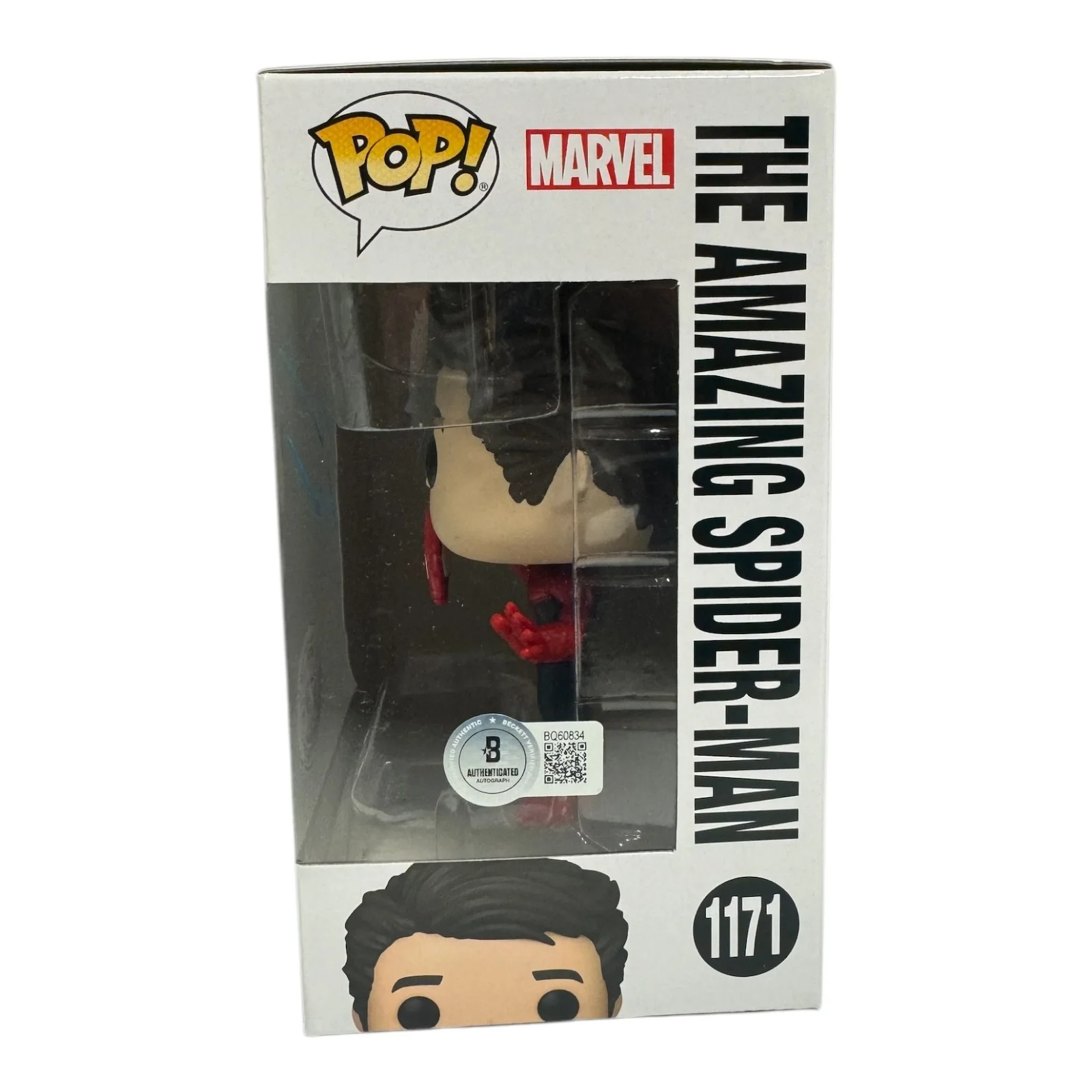 Andrew Garfield — Andrew Garfield Signed Autograph Spider-Man Funko Pop 1171 Beckett BAS Marvel, изображение 2