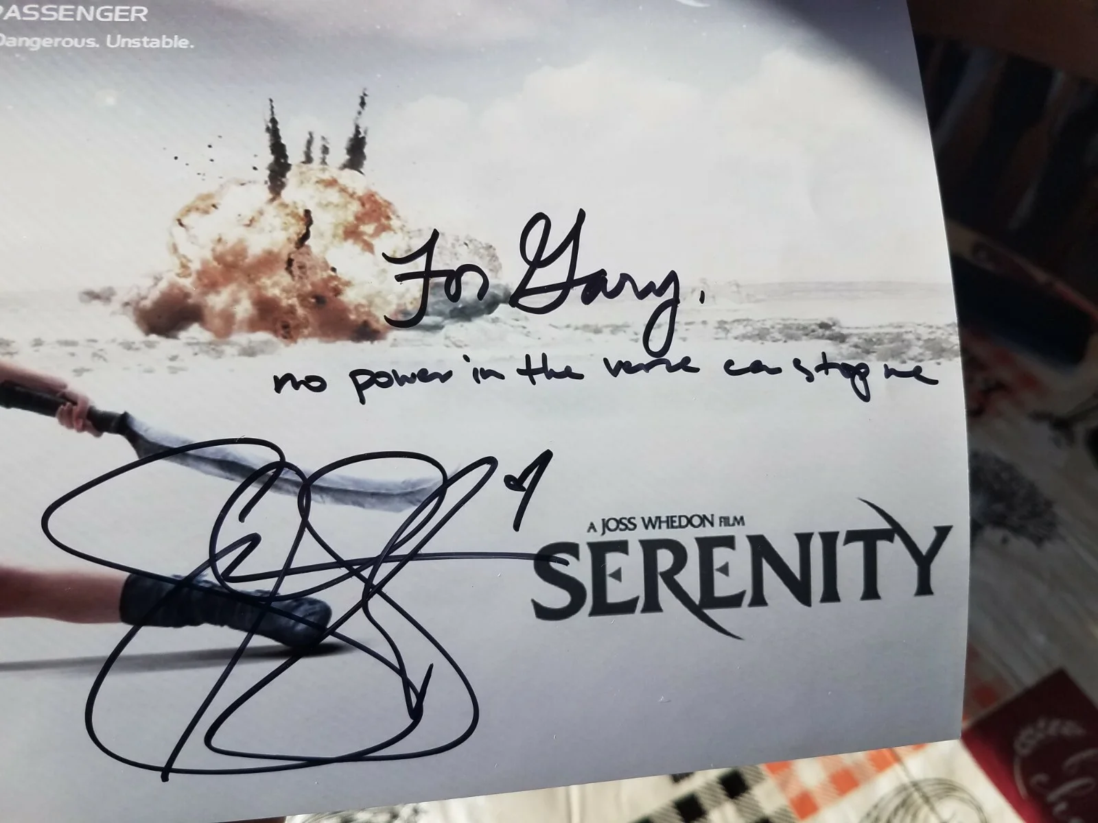 SUMMER GLAU — Sexy SUMMER GLAU Signed Autographed SERENITY FIREFLY 8x10 No Power in the Verse, изображение 3