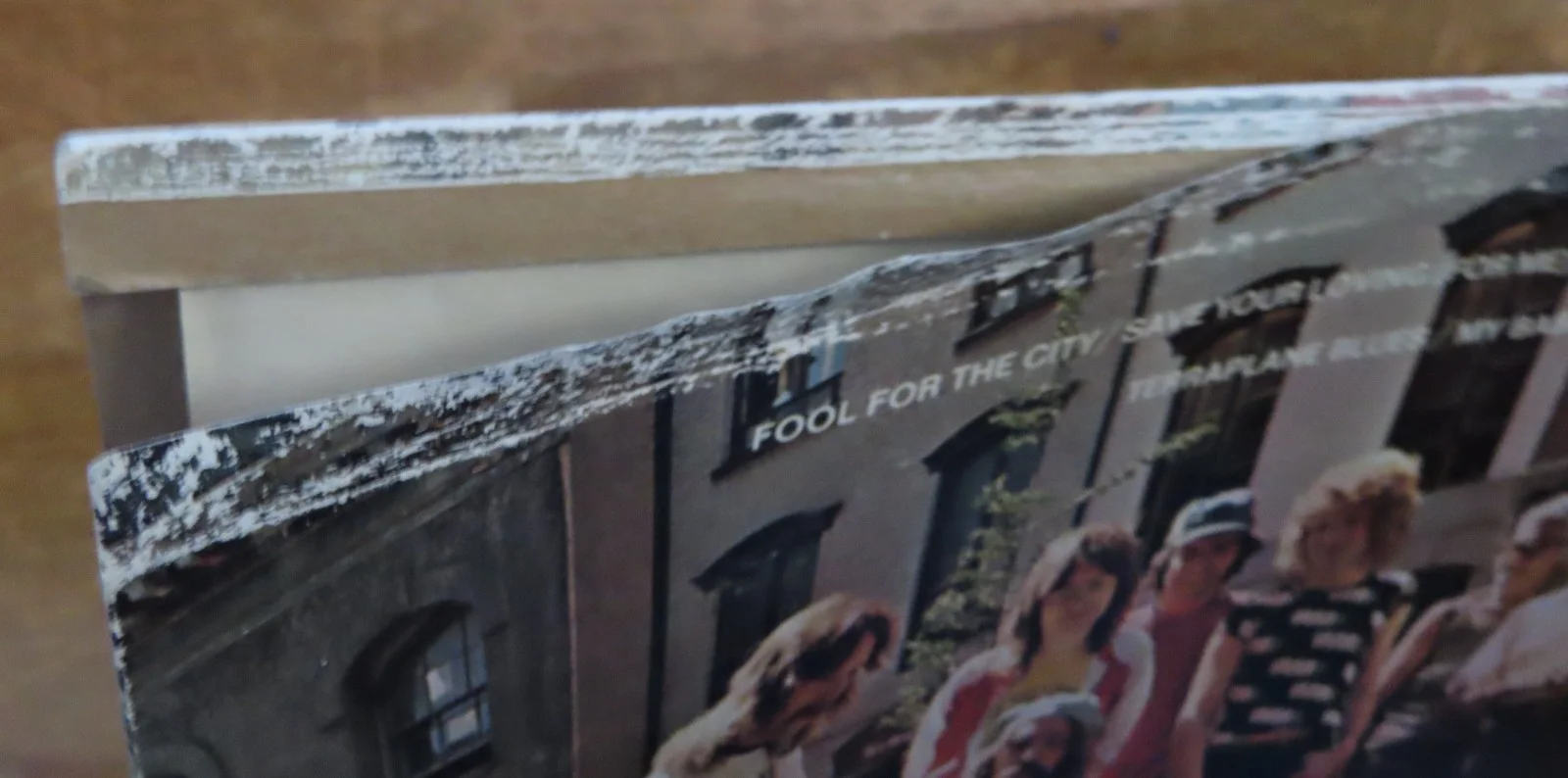 Drummer ROGER EARL signed FOGHAT "FOOL FOR THE CITY" 1975 Record Album SLOW RIDE, изображение 4