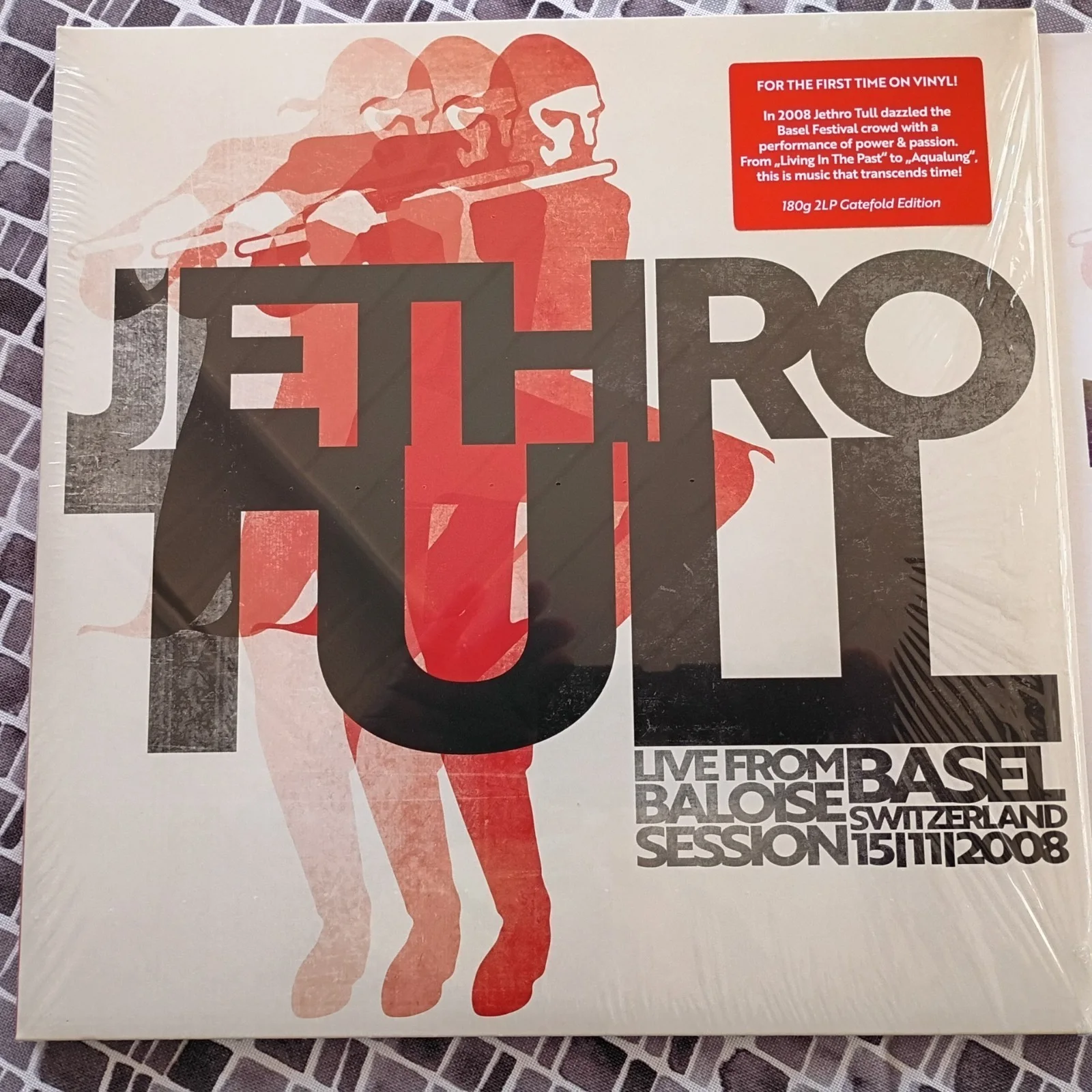 Jethro Tull Ian Anderson signed Live Basel Baloise insert Limited sold out, image 4