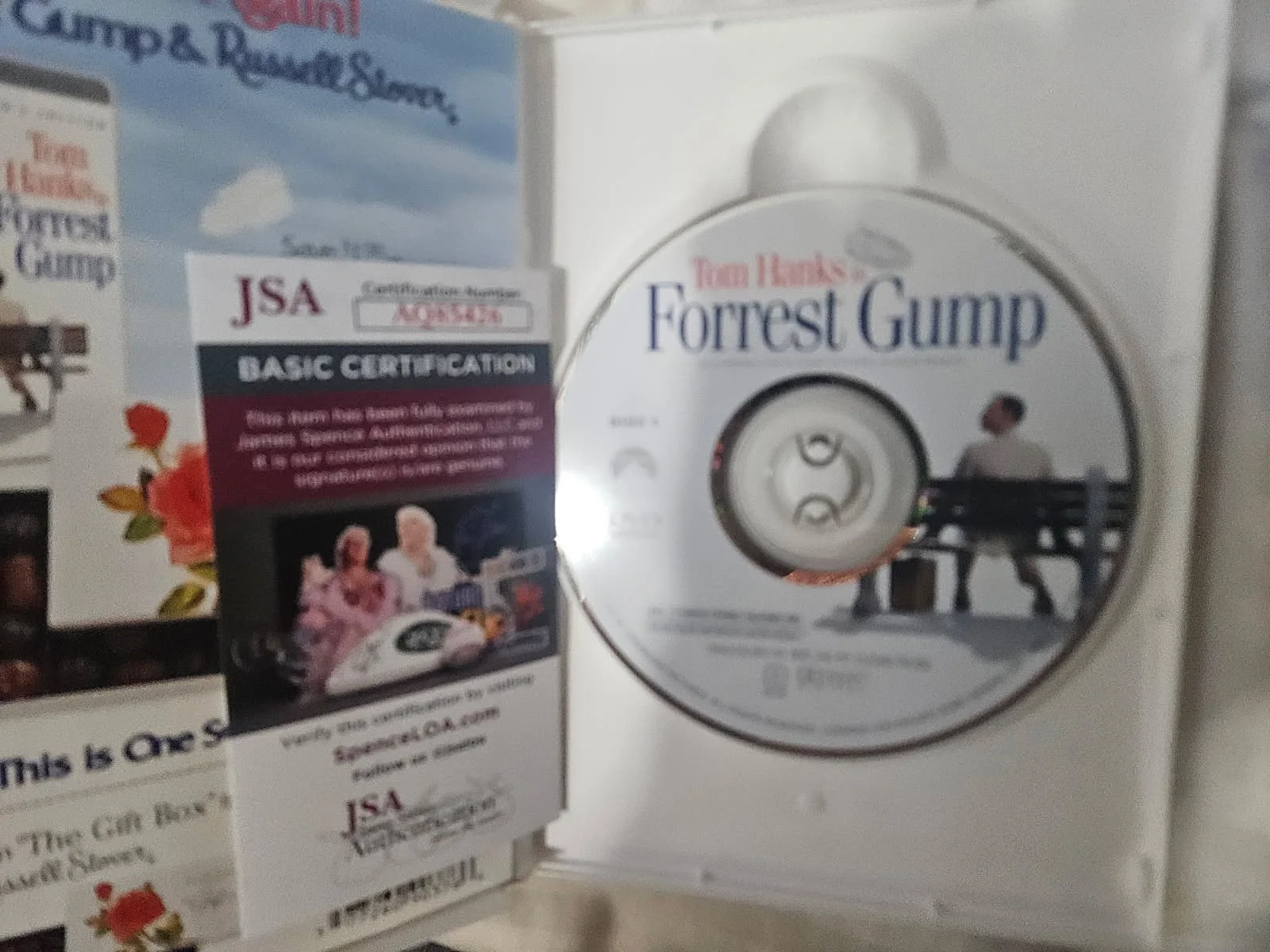 Hanna hall — Forrest Gump autographed DVD JSA Certified by Jenny (Hanna Hall), изображение 2