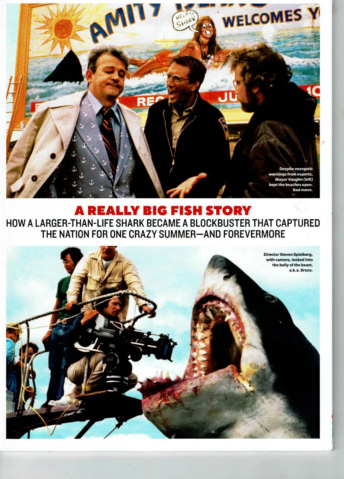 1st Victim — JAWS Life Magazine 45 anniversary autographed by 1st victim JSA Certified, изображение 2