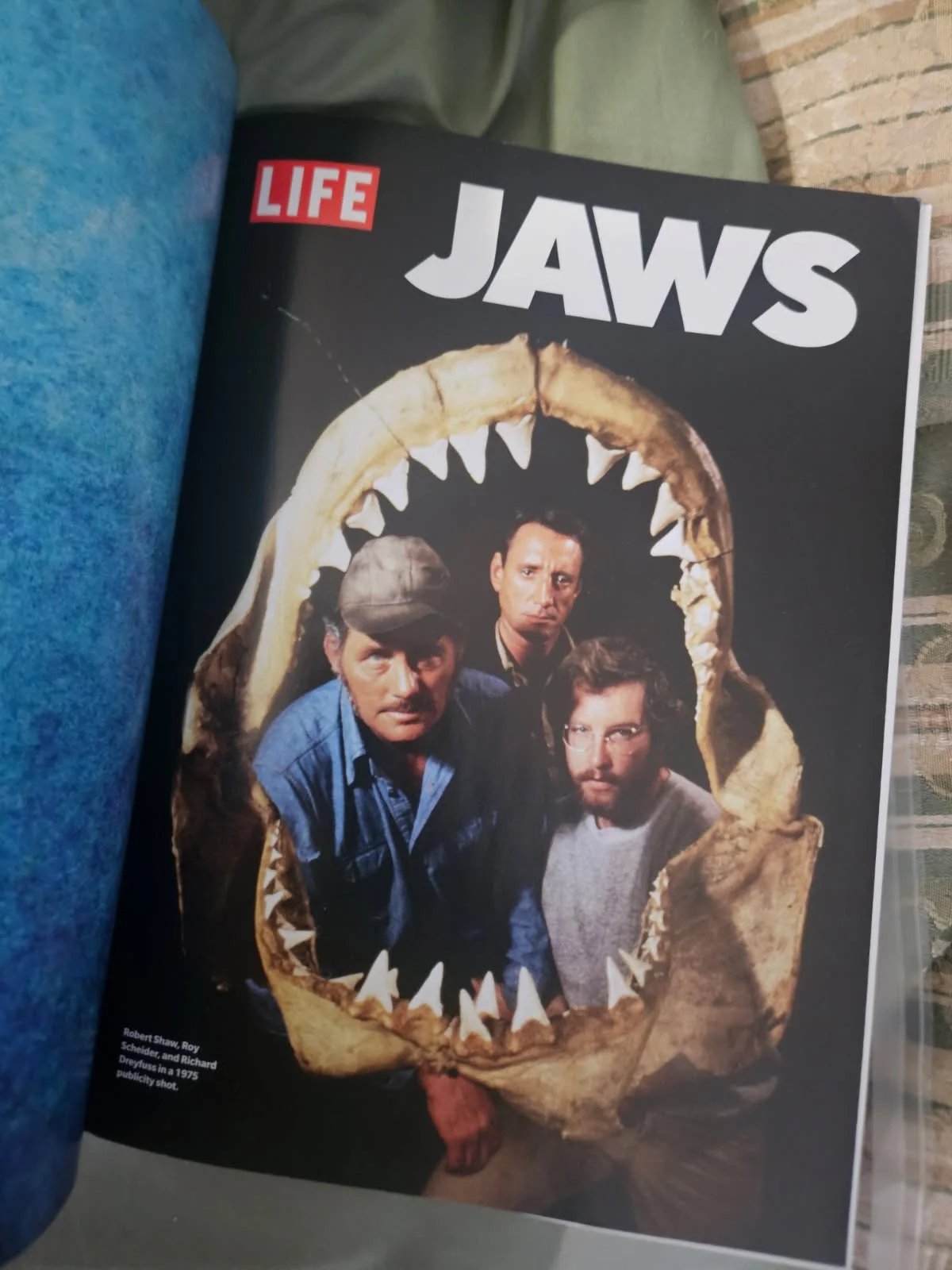 1st Victim — JAWS Life Magazine 45 anniversary autographed by 1st victim JSA Certified, изображение 3