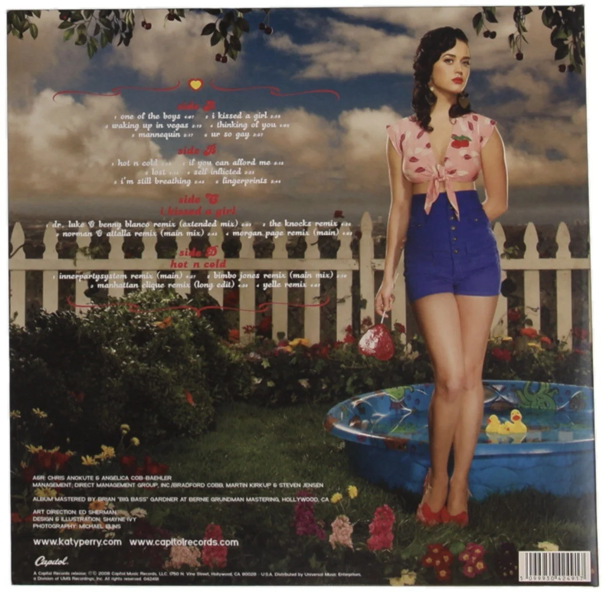Katy Perry Signed Autograph One Of The Boys Vinyl Album Record PSA/DNA Authentic, изображение 3
