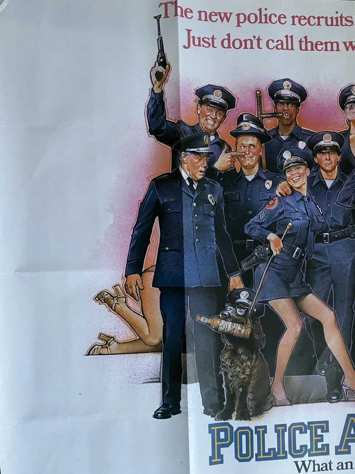 Police Academy 1984 Original UK Quad Poster Drew Struzan, изображение 2