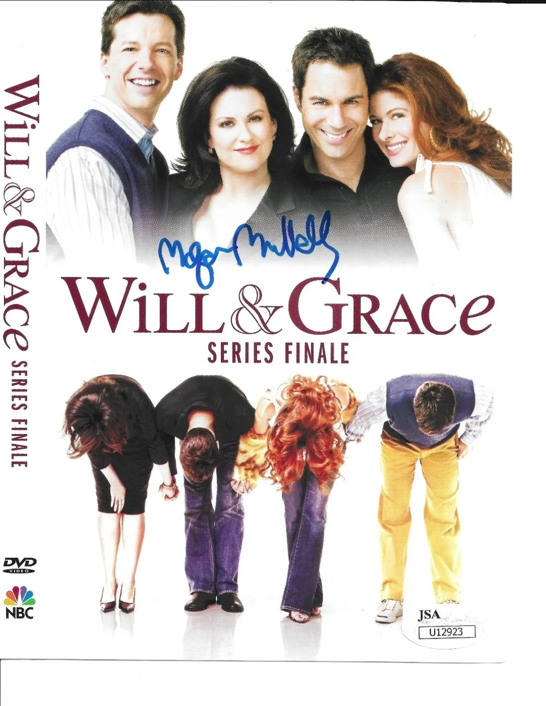 Megan Mullally — Megan Mullally Signed Will & Grace Series Finale DVD Cover JSA COA