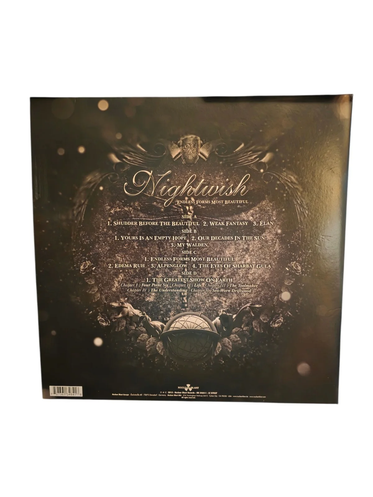 Nightwish Autographed Vinyl "Endless Forms Of Beatiful" READ, image 3