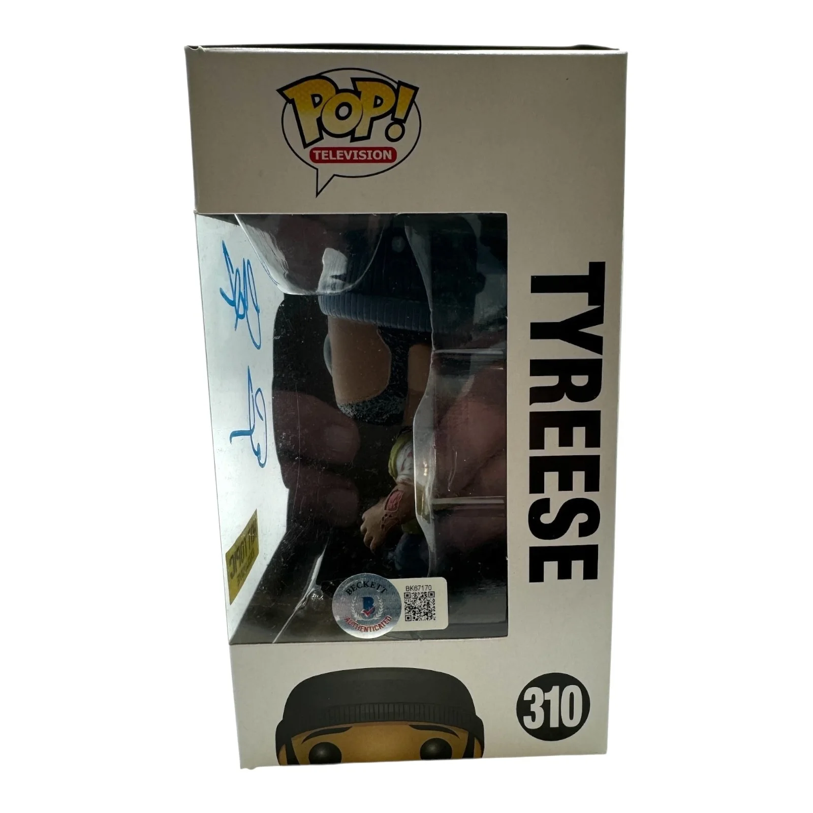 Chad Coleman — Chad Coleman Signed Autograph The Walking Dead Funko Pop 310 Beckett BAS Tyreese, изображение 2